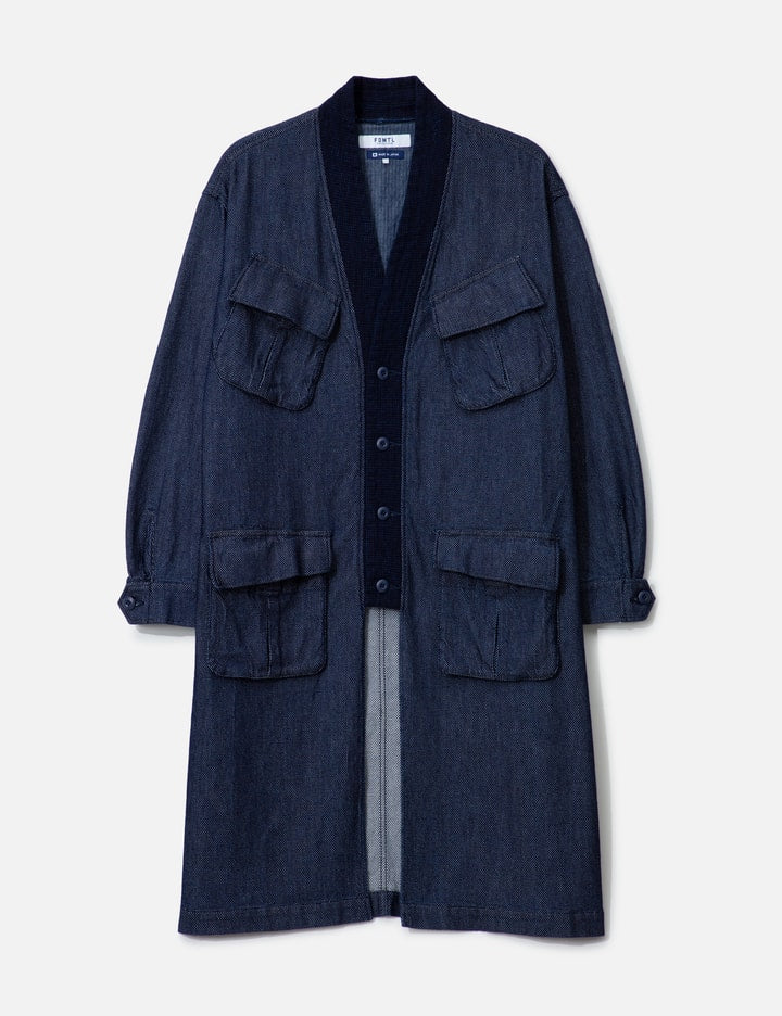 Haori Jungle Long Jacket Rinse