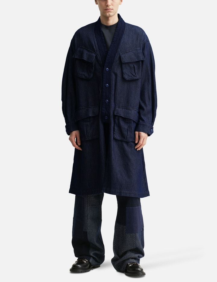 Haori Jungle Long Jacket Rinse