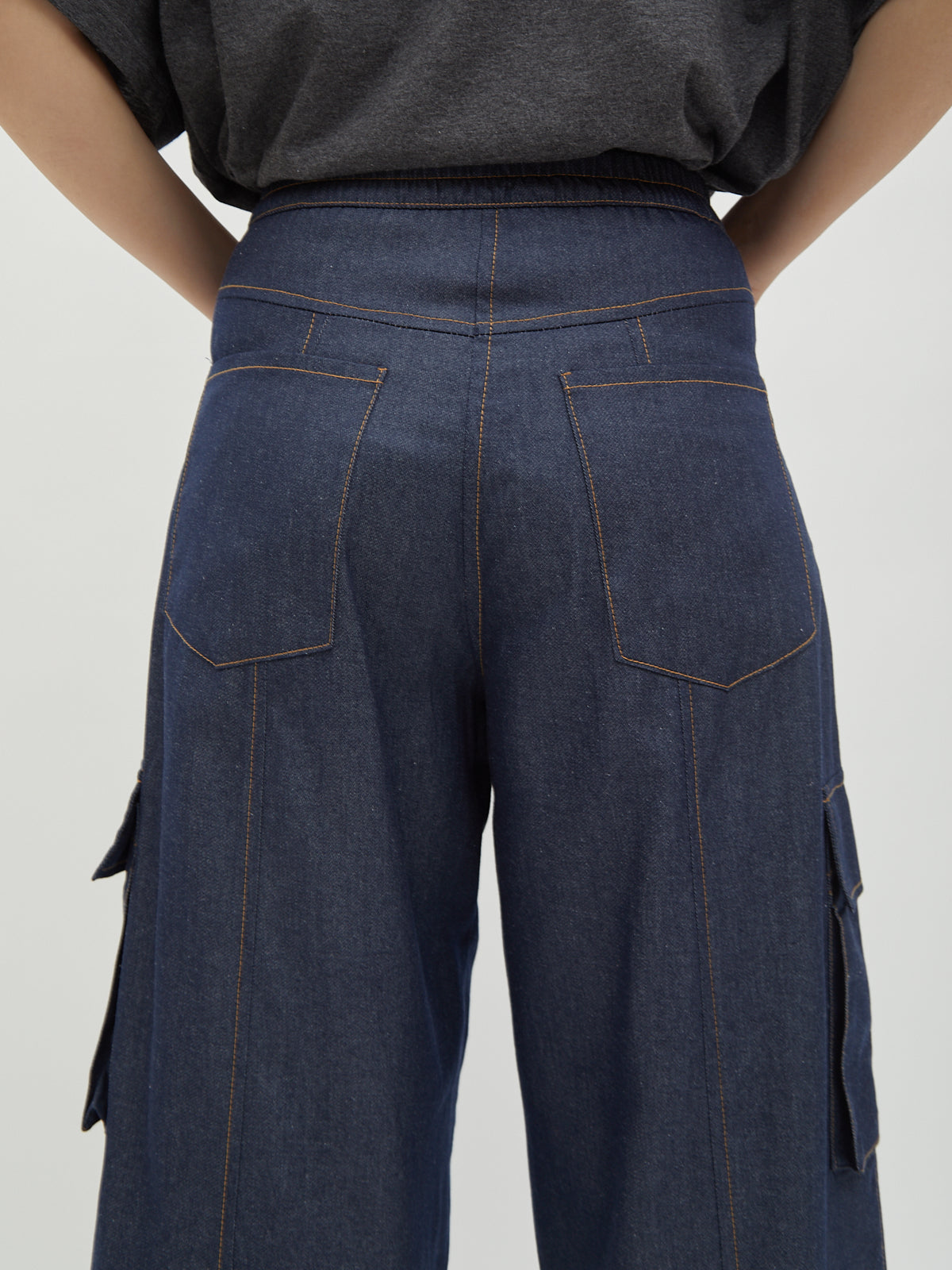 Jada Denim Cargo Pants - Velvet at Bobo