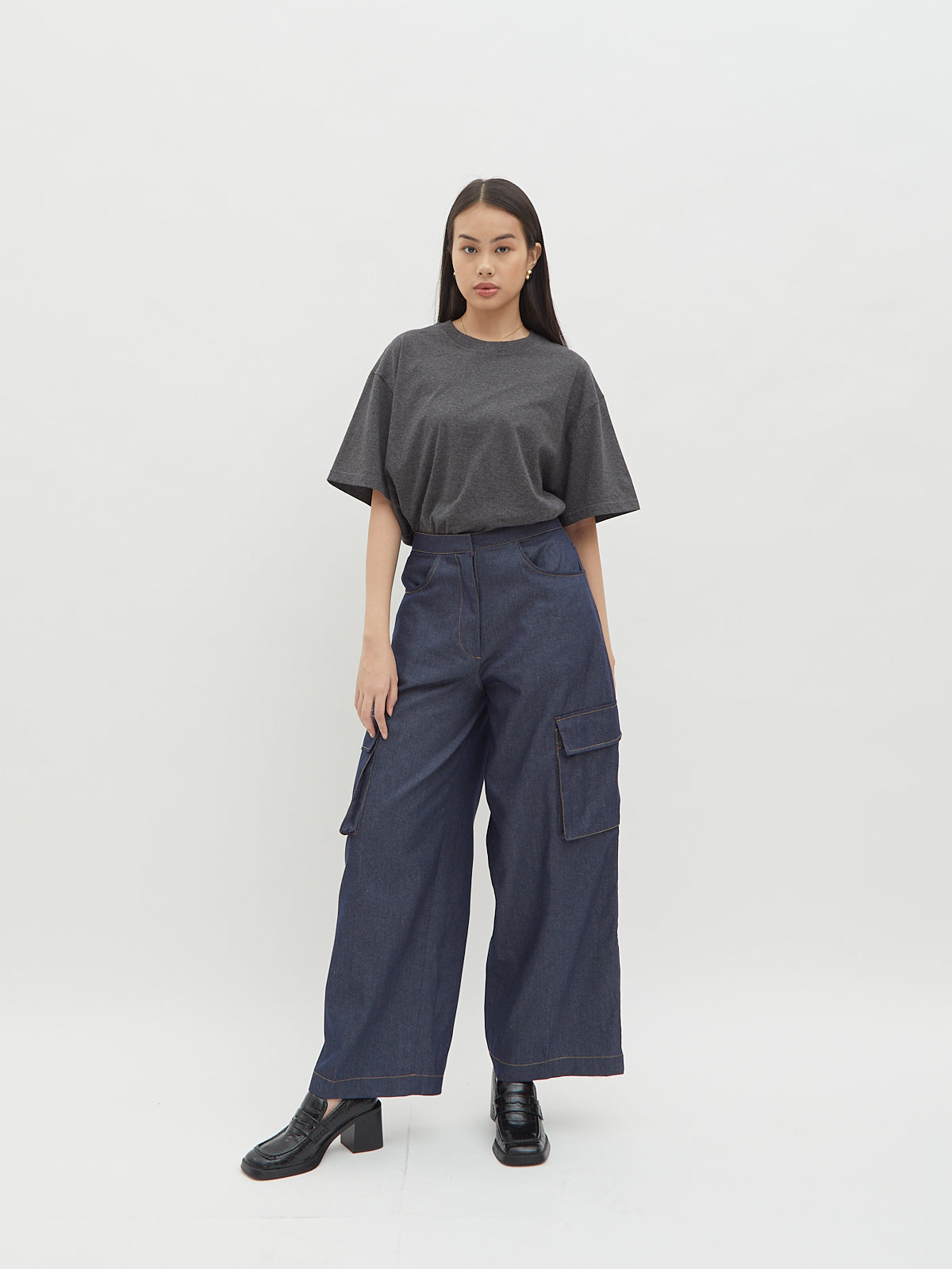 Jada Denim Cargo Pants - Velvet at Bobo