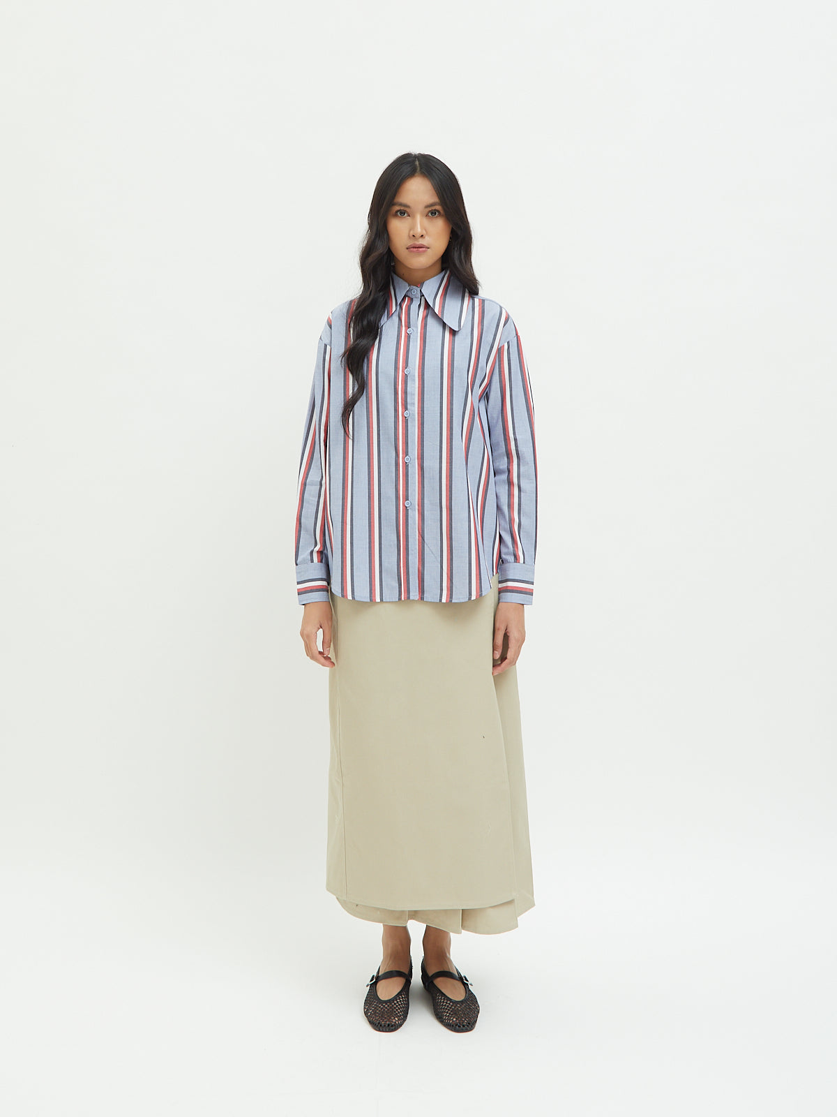 Jemima Curved Collar Shirt