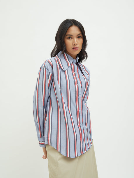 Jemima Curved Collar Shirt