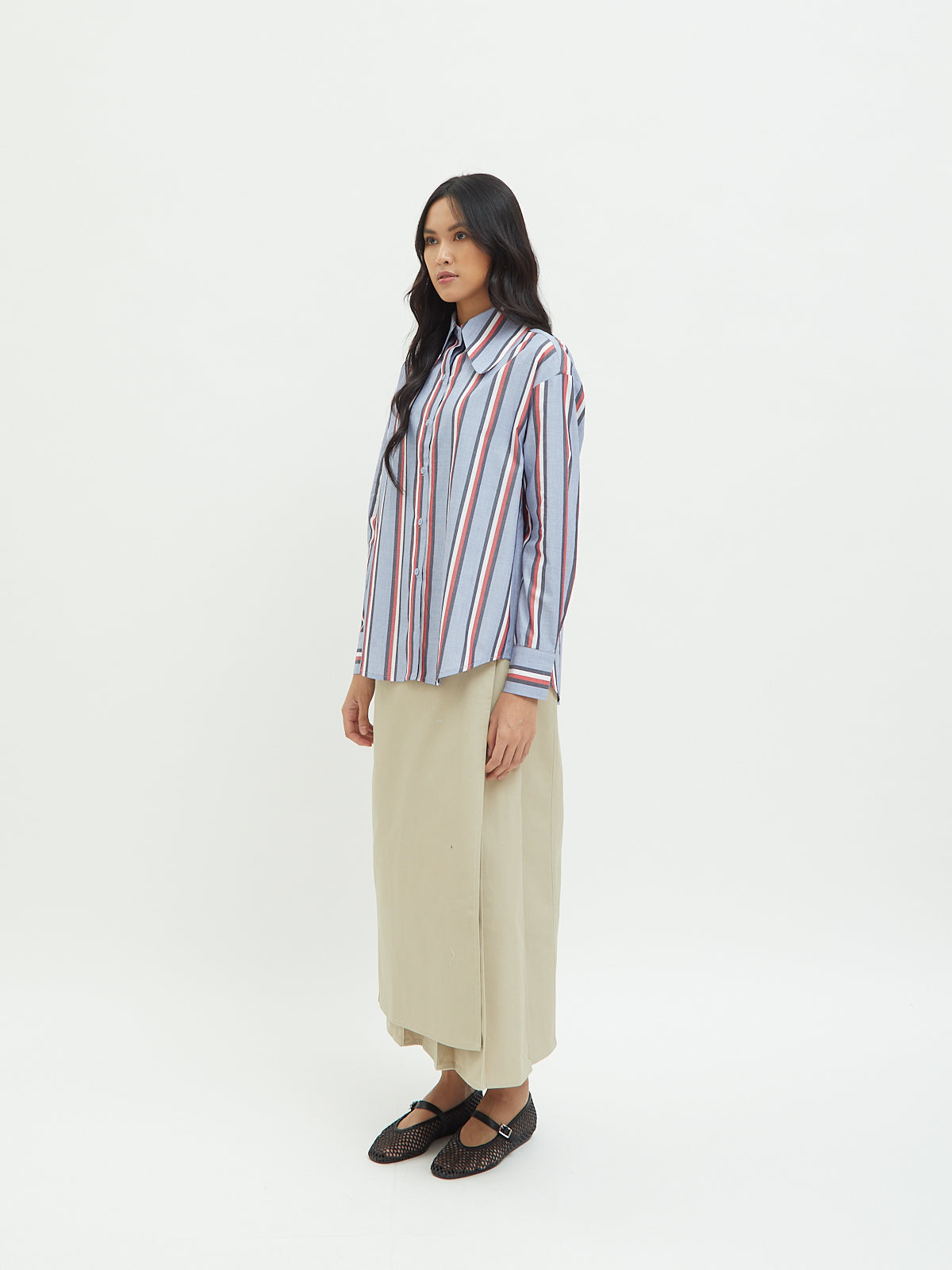 Jemima Curved Collar Shirt