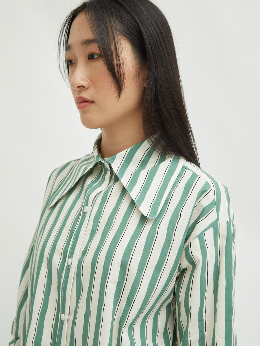 Jemima Curved Collar Shirt