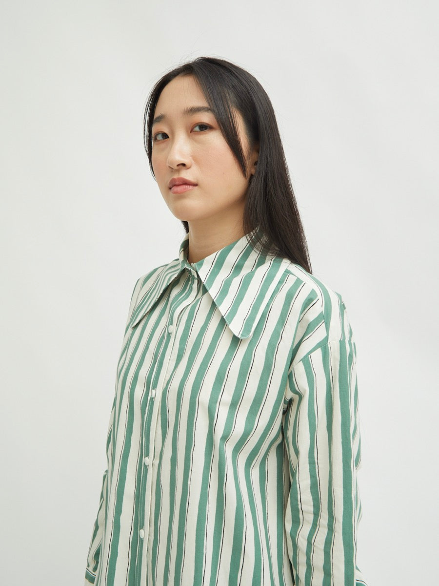 Jemima Curved Collar Shirt