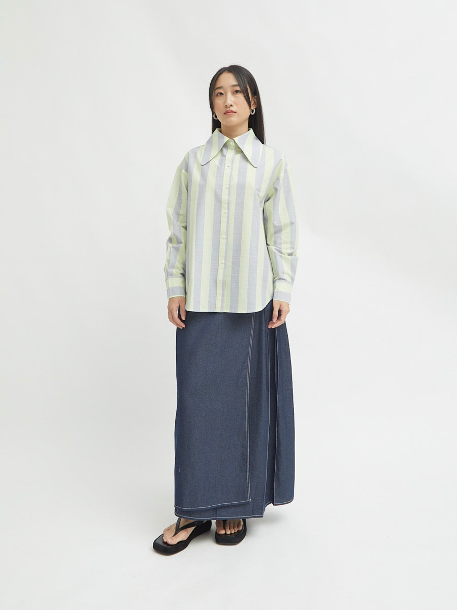 Jemima Curved Collar Shirt