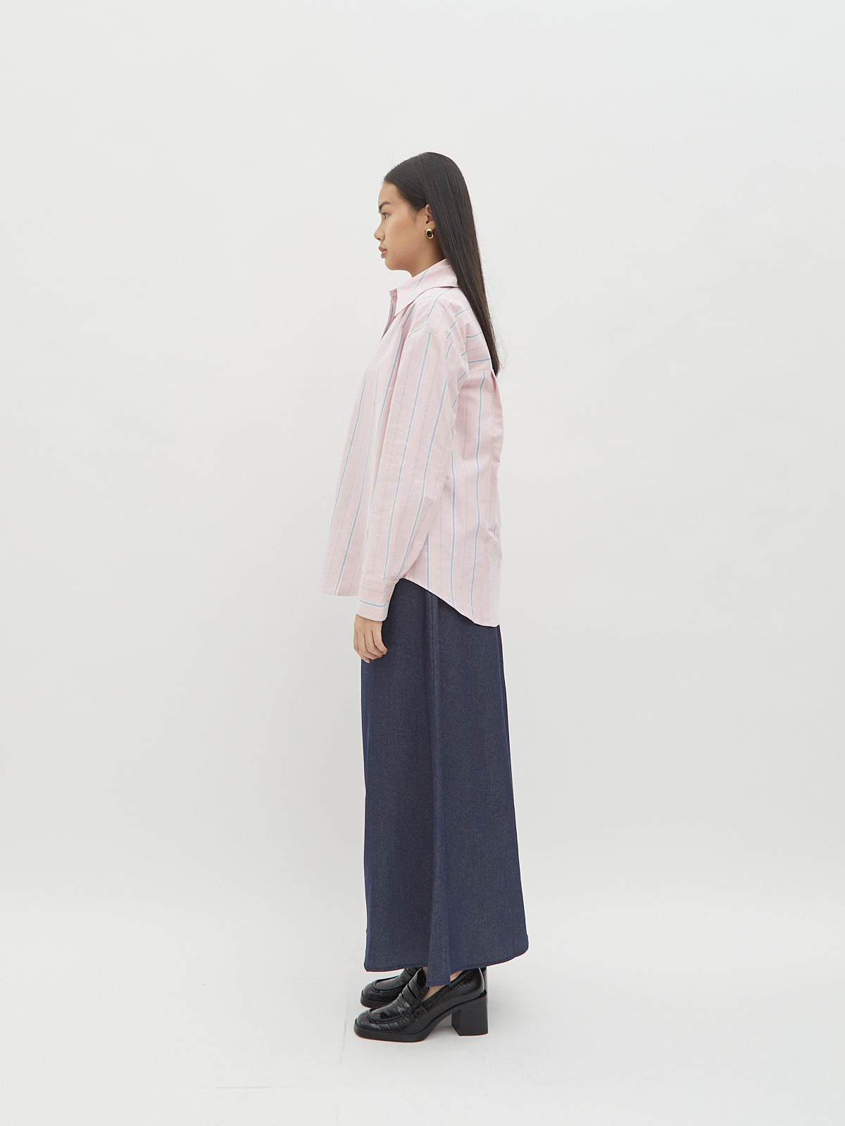 Jemima Curved Collar Shirt - Velvet at Bobo