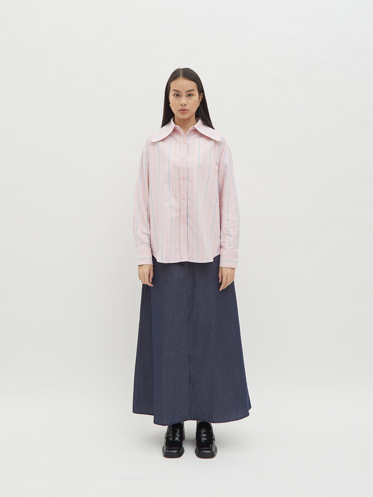 Jemima Curved Collar Shirt - Velvet at Bobo