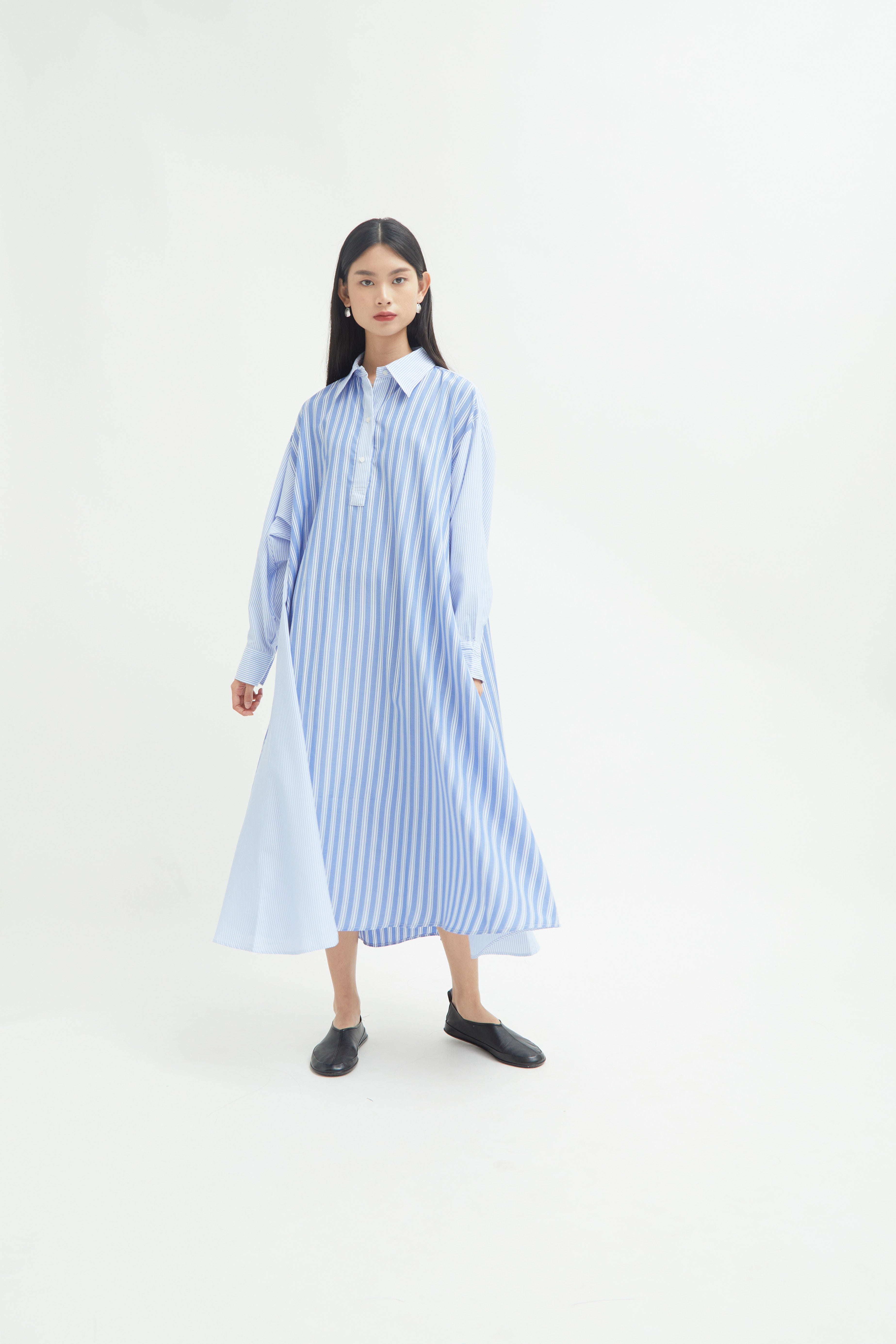 Jihan Shirt Dress with Collar