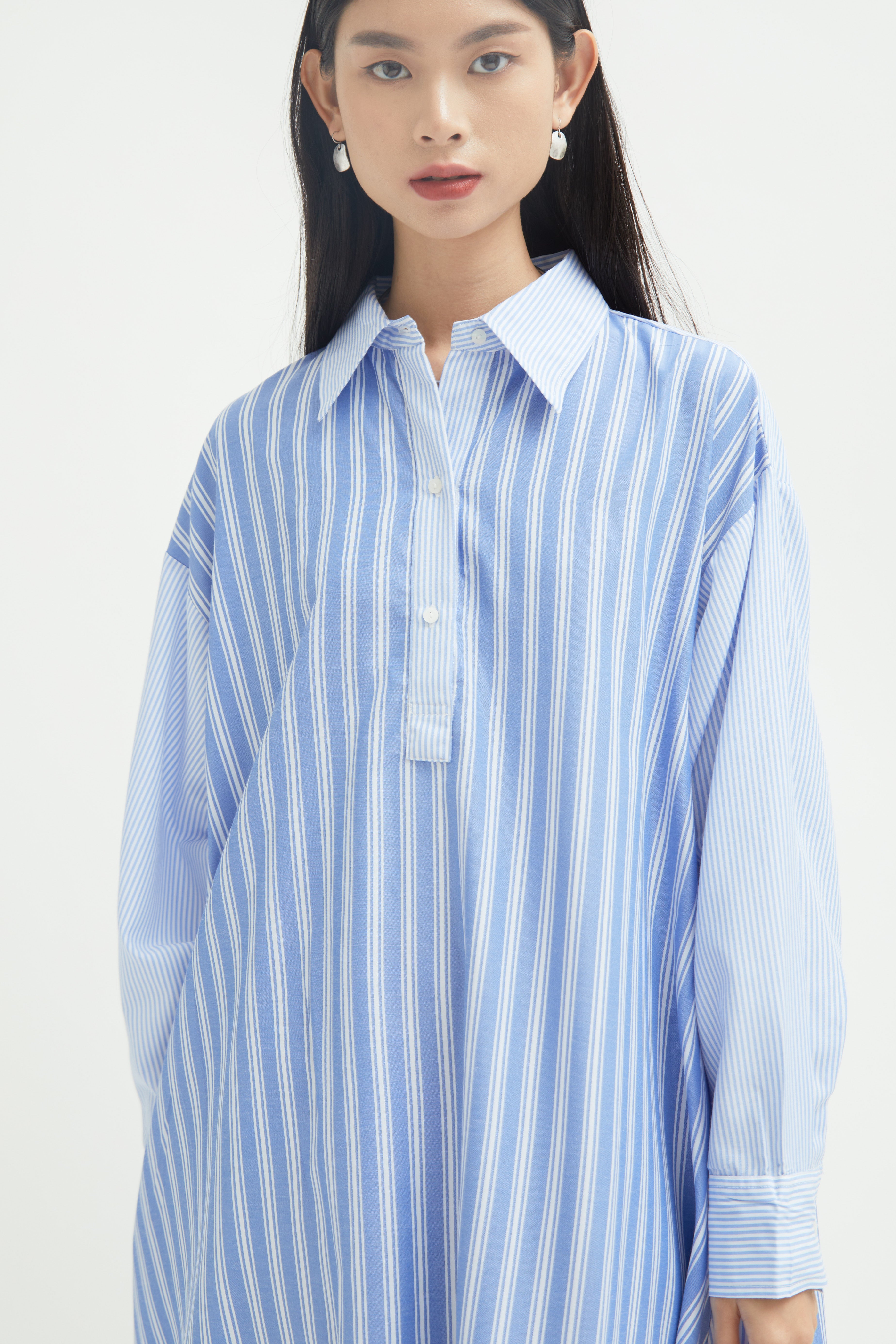 Jihan Shirt Dress with Collar