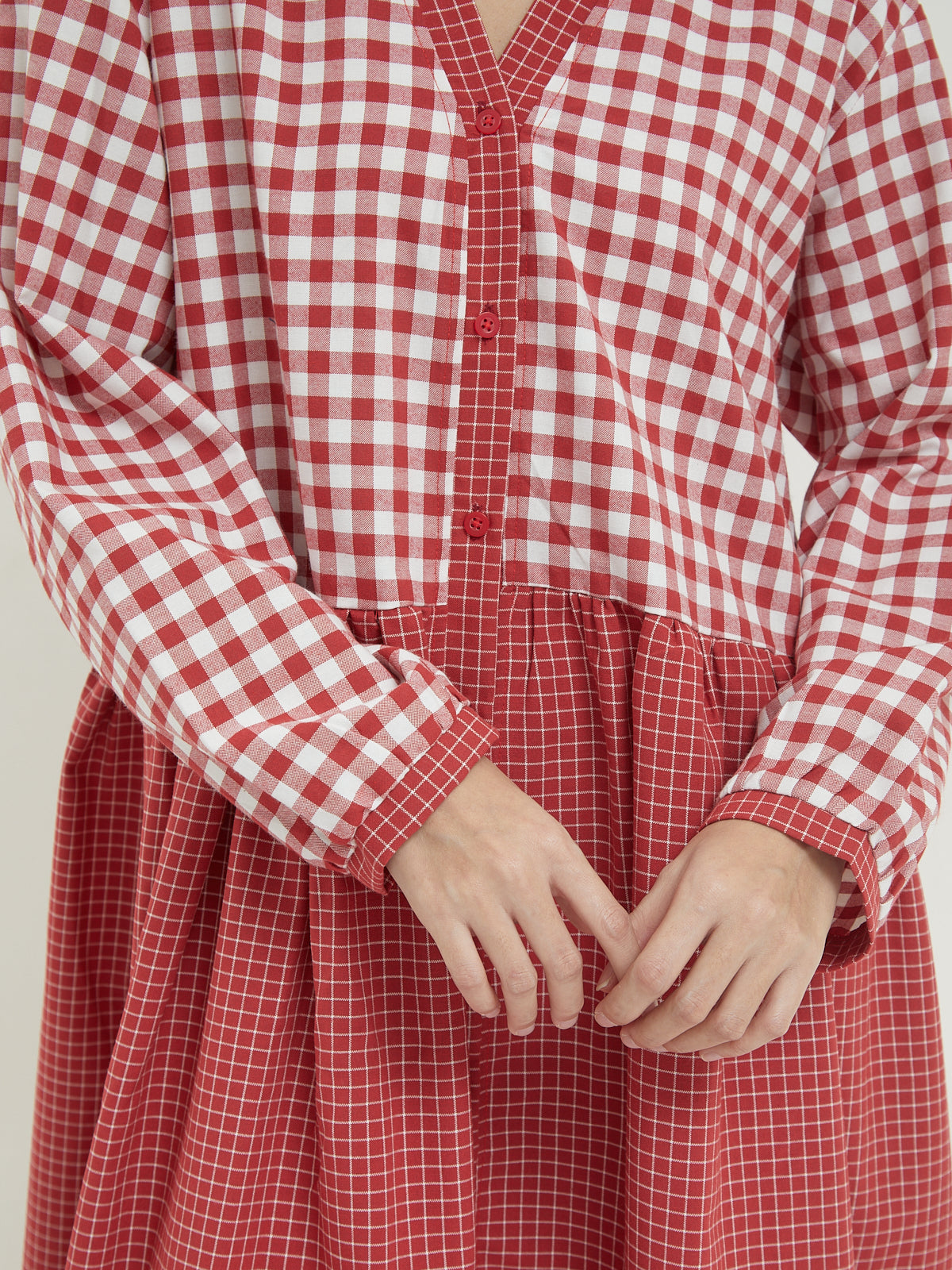 Jovita Check Dress