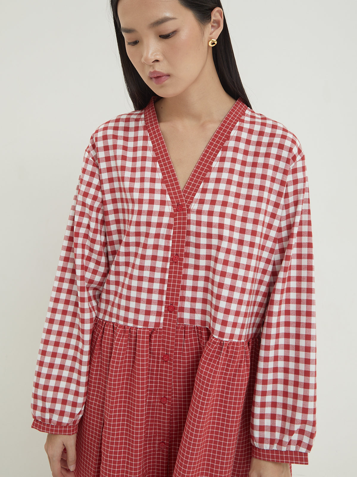 Jovita Check Dress