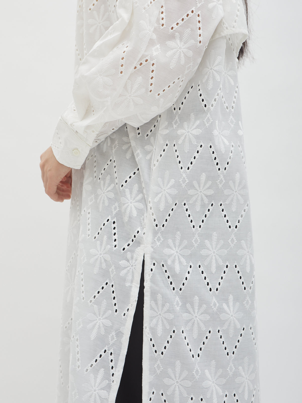 Zakia Embroidery Shirt Dress