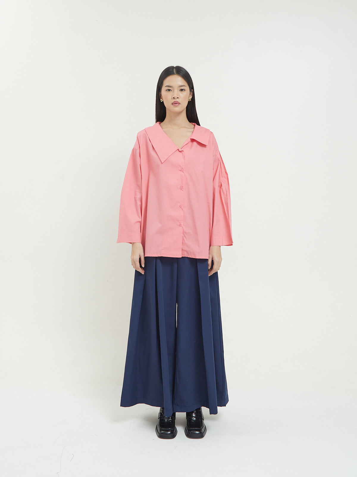 Isvara Asymmetric Collar Shirt