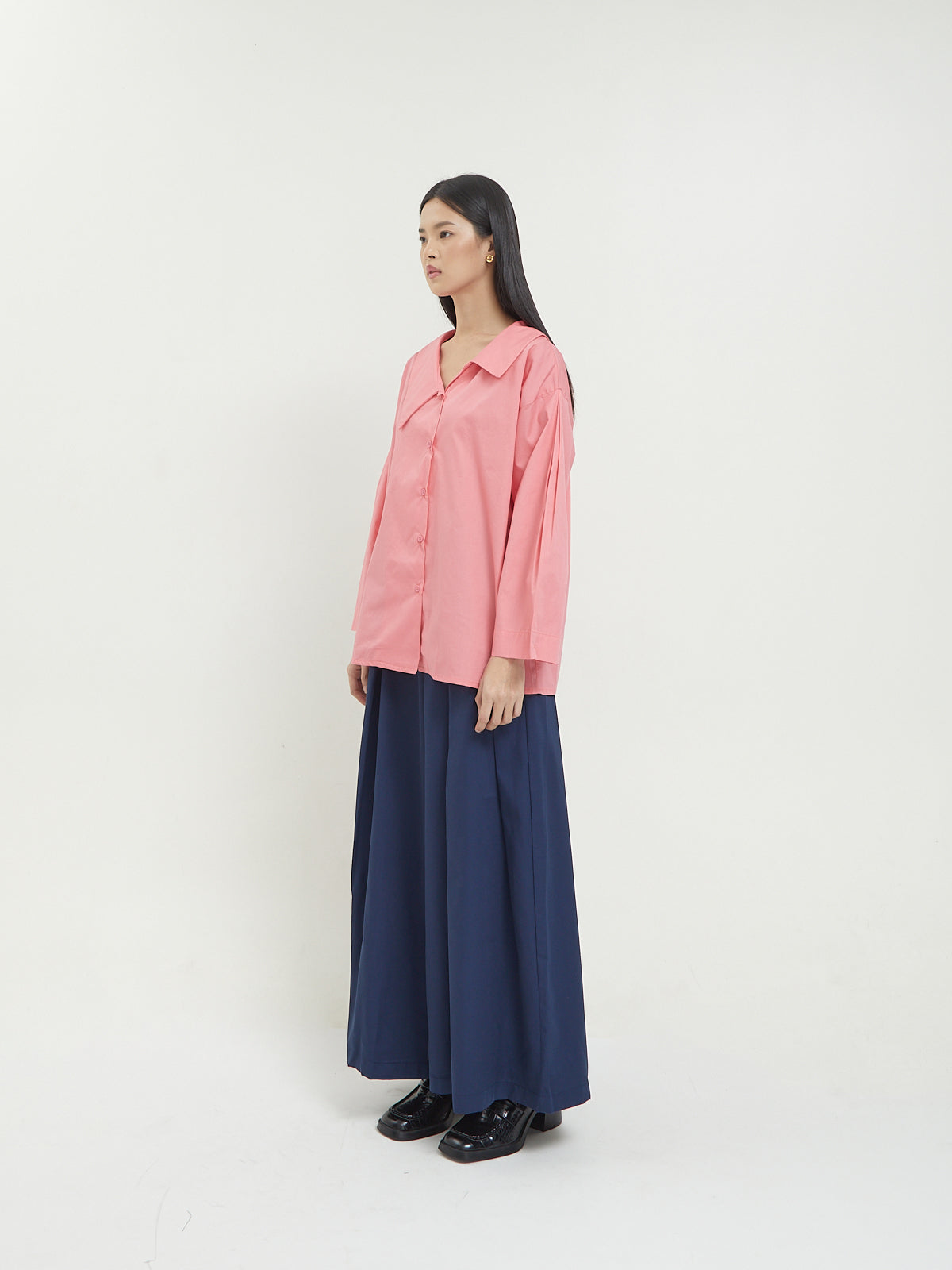 Isvara Asymmetric Collar Shirt