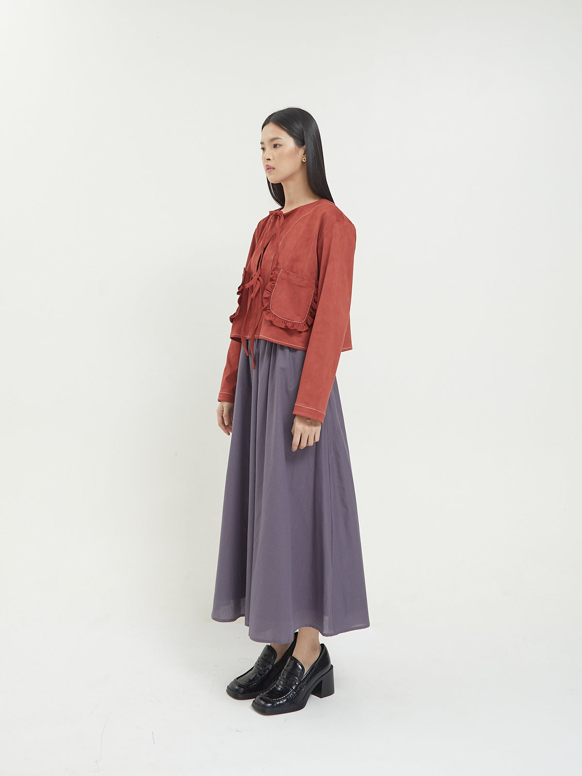 Diona Pocket ruffle outer