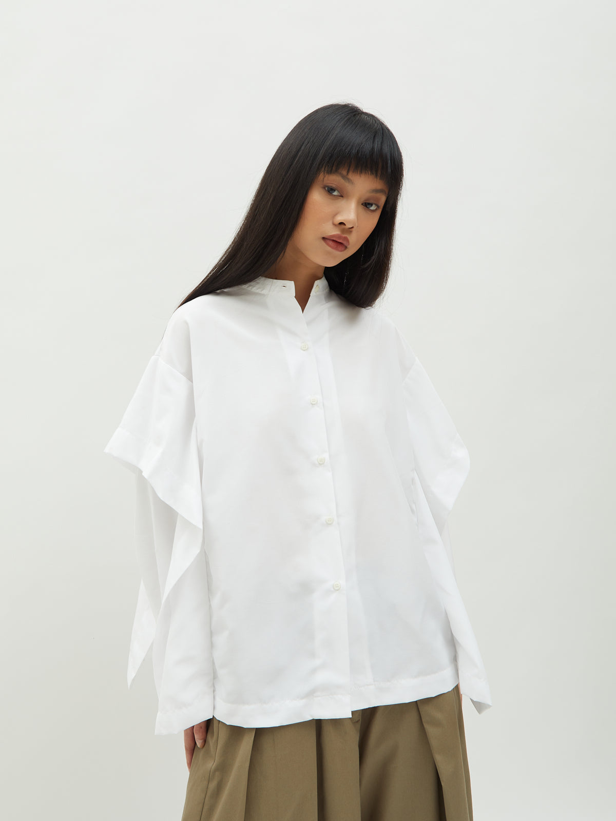 Aluna Side Ruffle Shirt