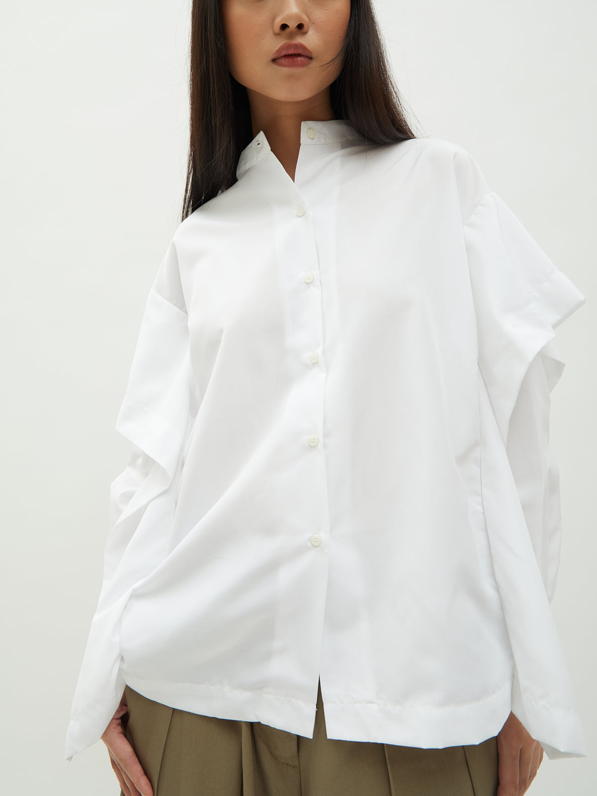 Aluna Side Ruffle Shirt