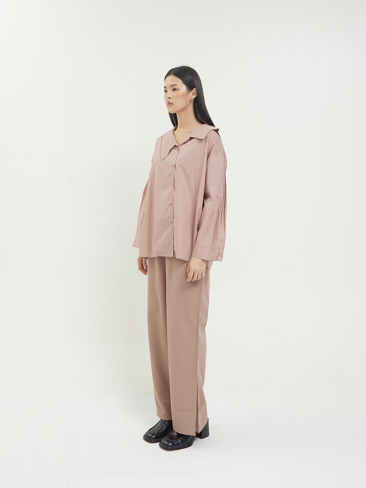 Isvara Asymmetric Collar Shirt