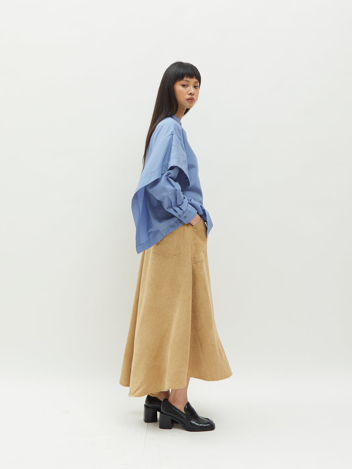 Aluna Side Ruffle Shirt