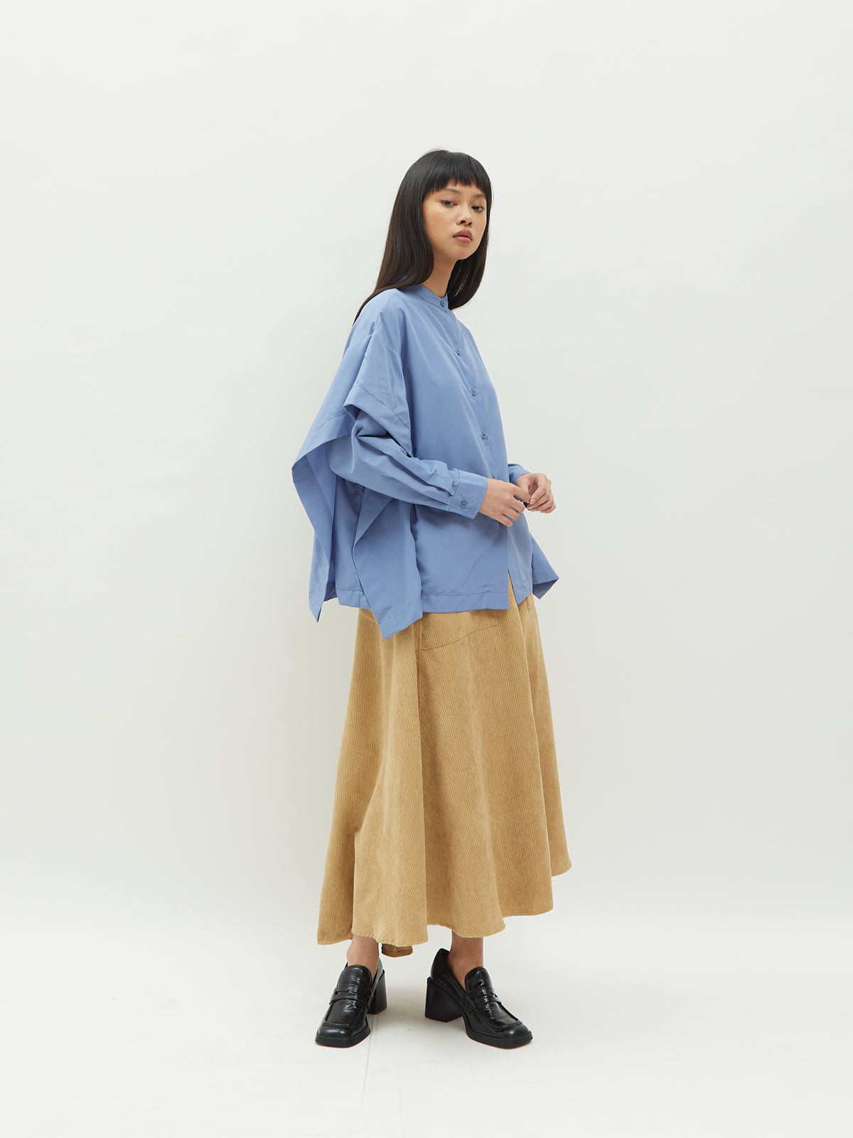 Aluna Side Ruffle Shirt