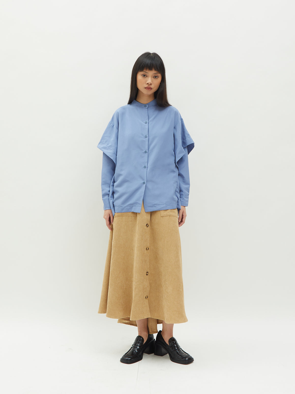 Aluna Side Ruffle Shirt