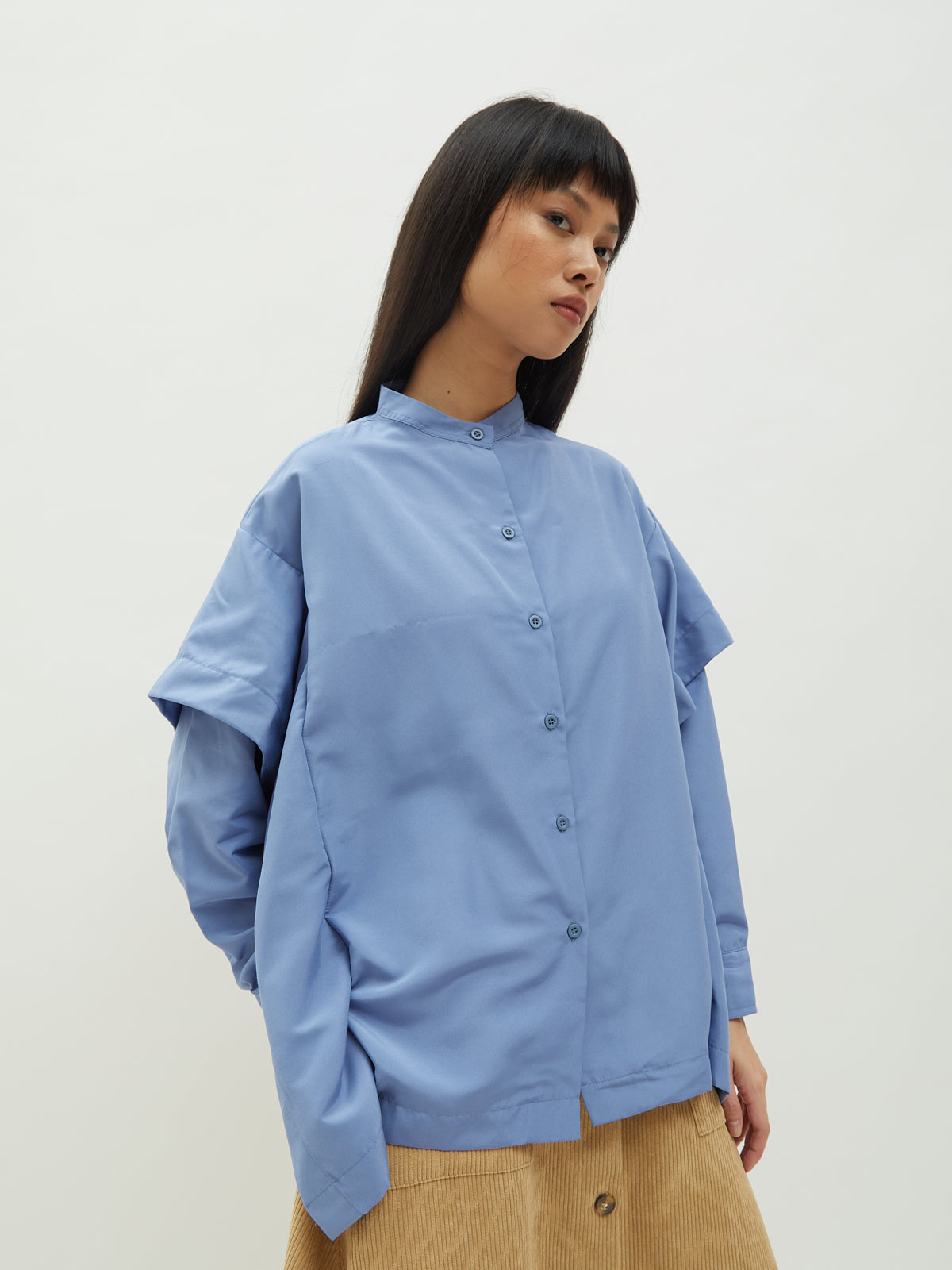 Aluna Side Ruffle Shirt