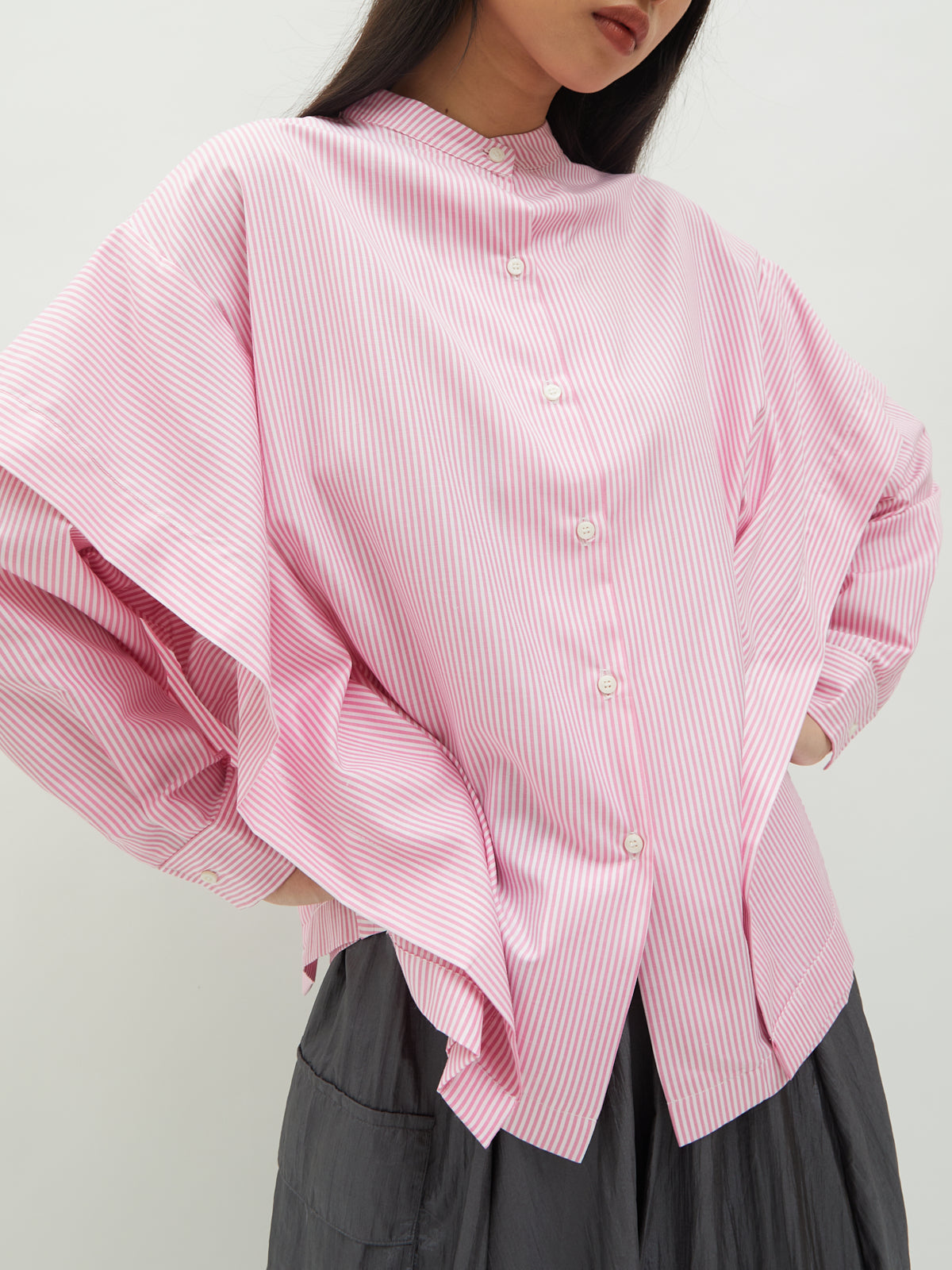 Aluna Side Ruffle Shirt