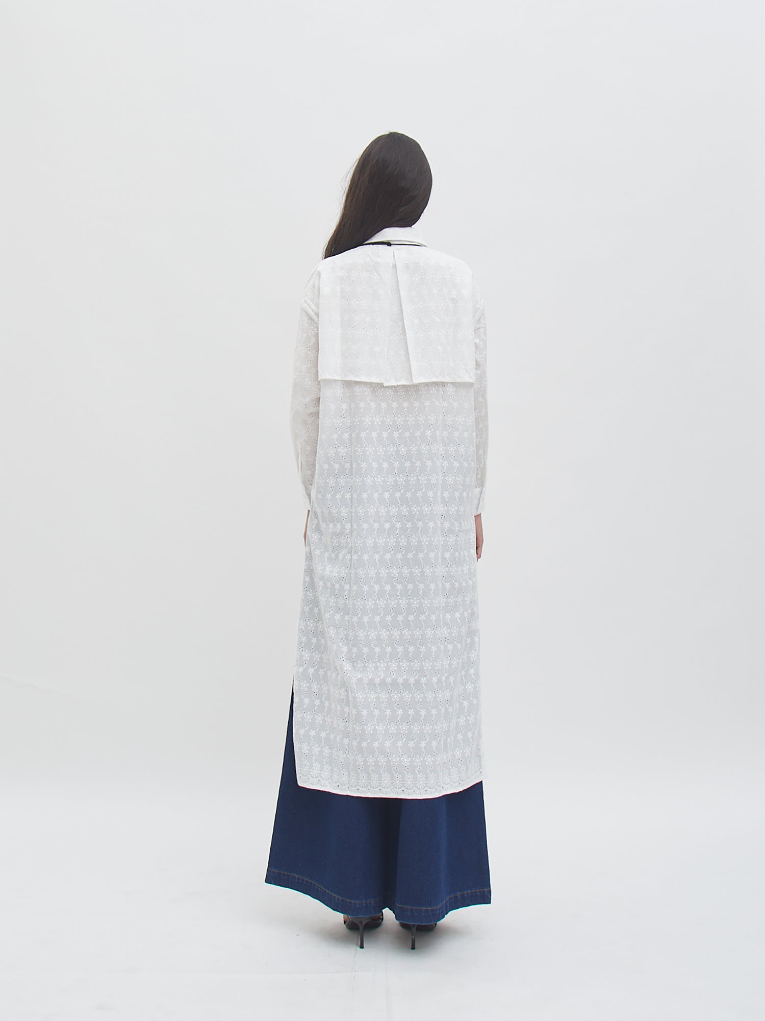 Zakia Embroidery Shirt Dress