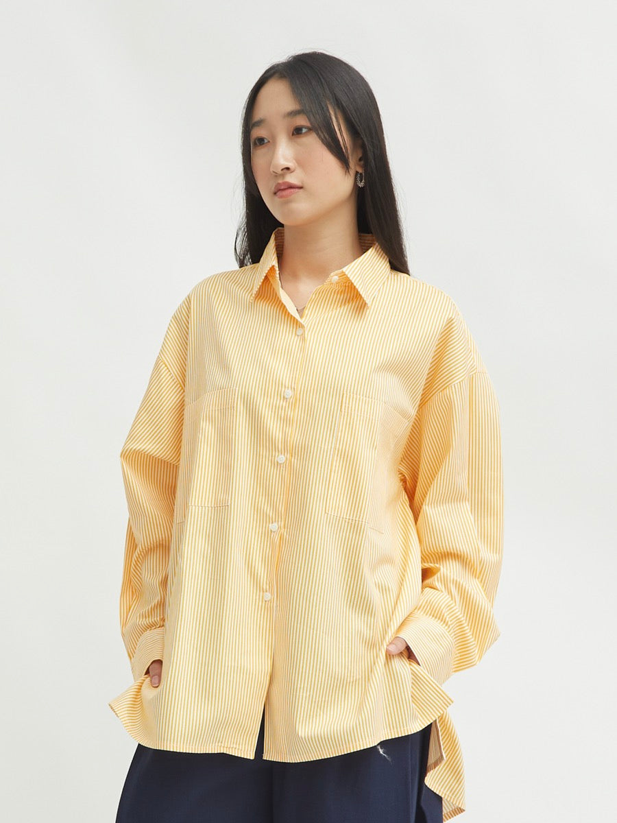 Faika Side Slit Shirt