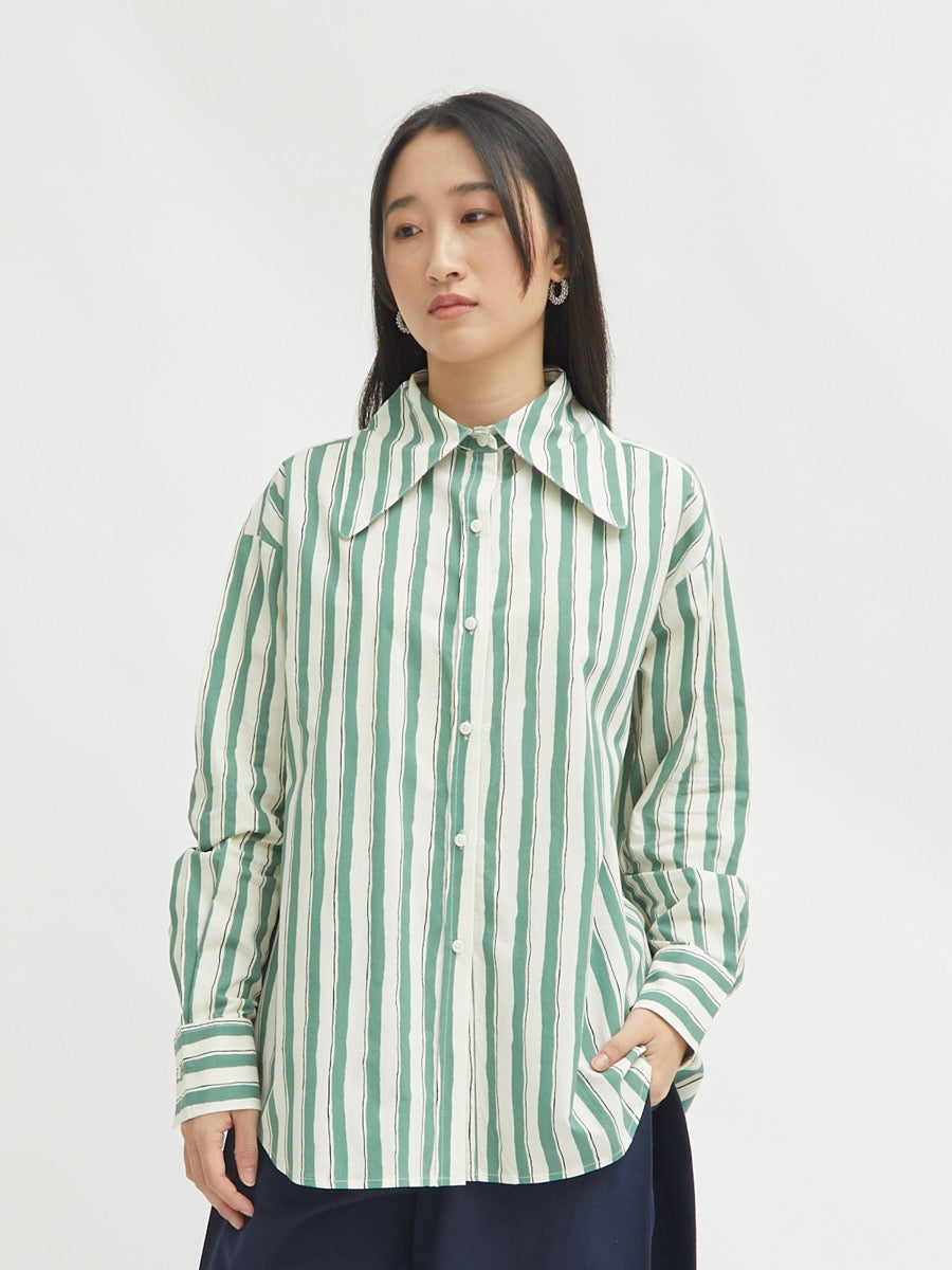 Jemima Curved Collar Shirt