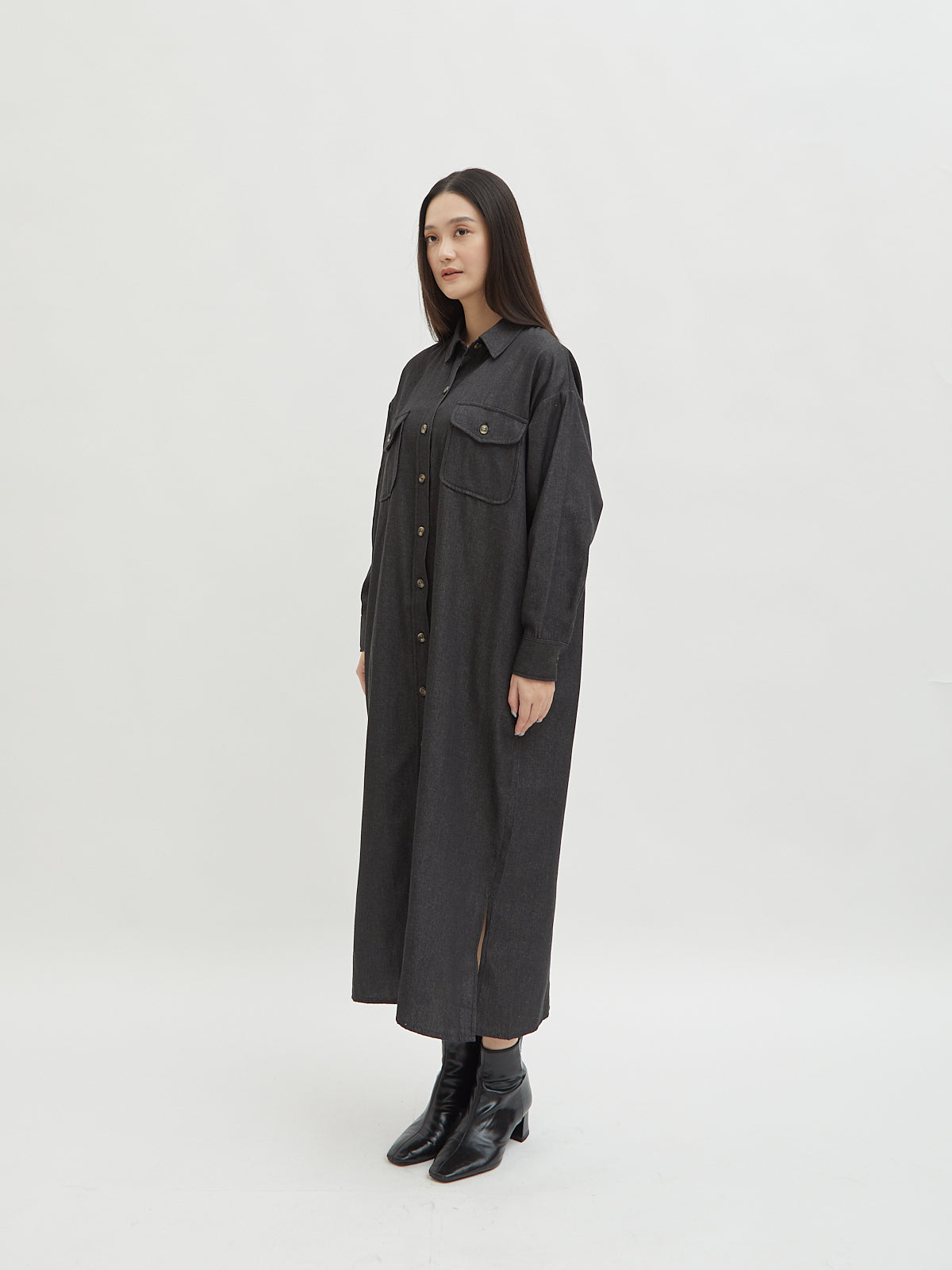 Kinnas Denim Shirt Dress