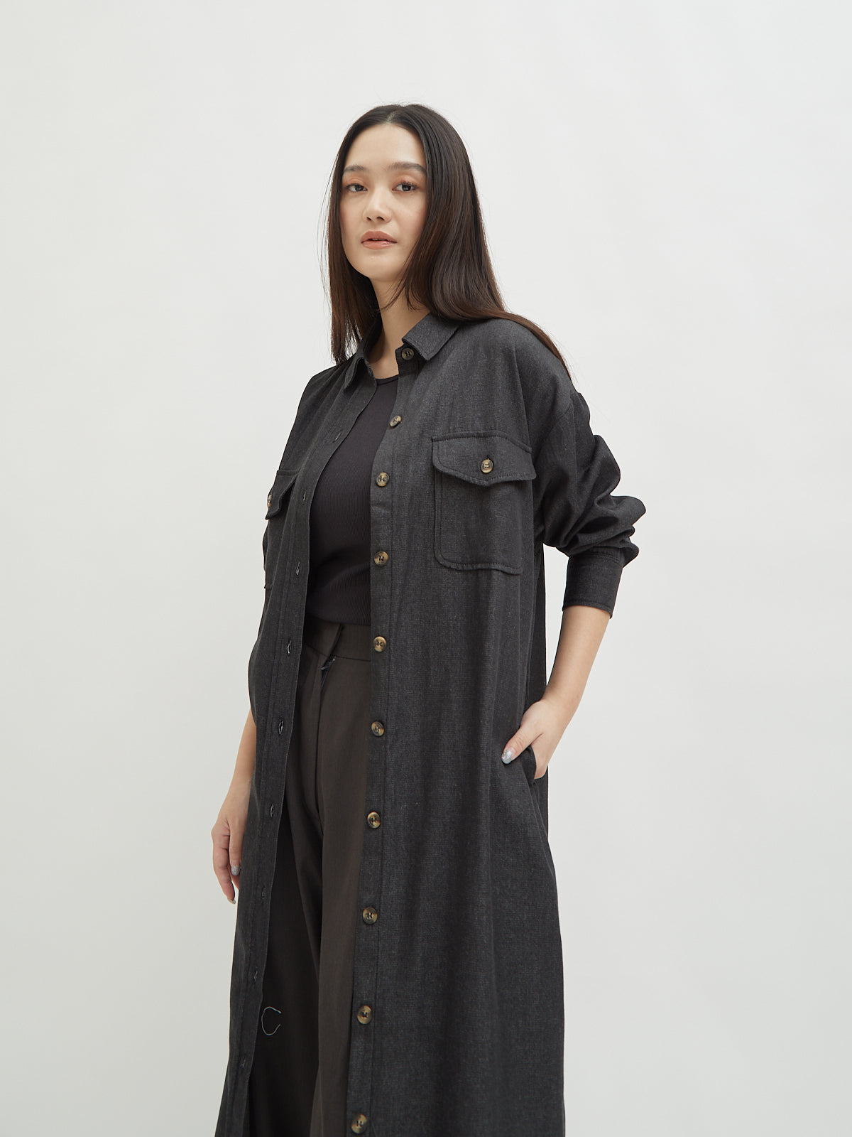 Kinnas Denim Shirt Dress