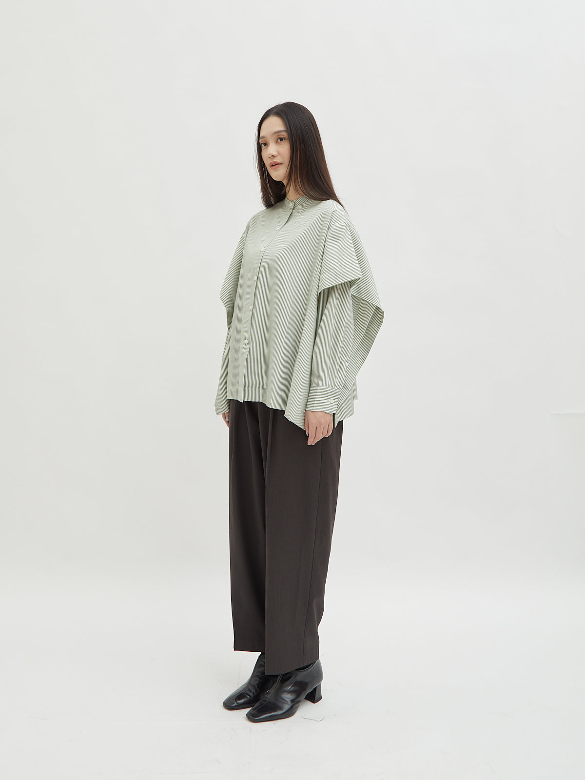 Aluna Side Ruffle Shirt