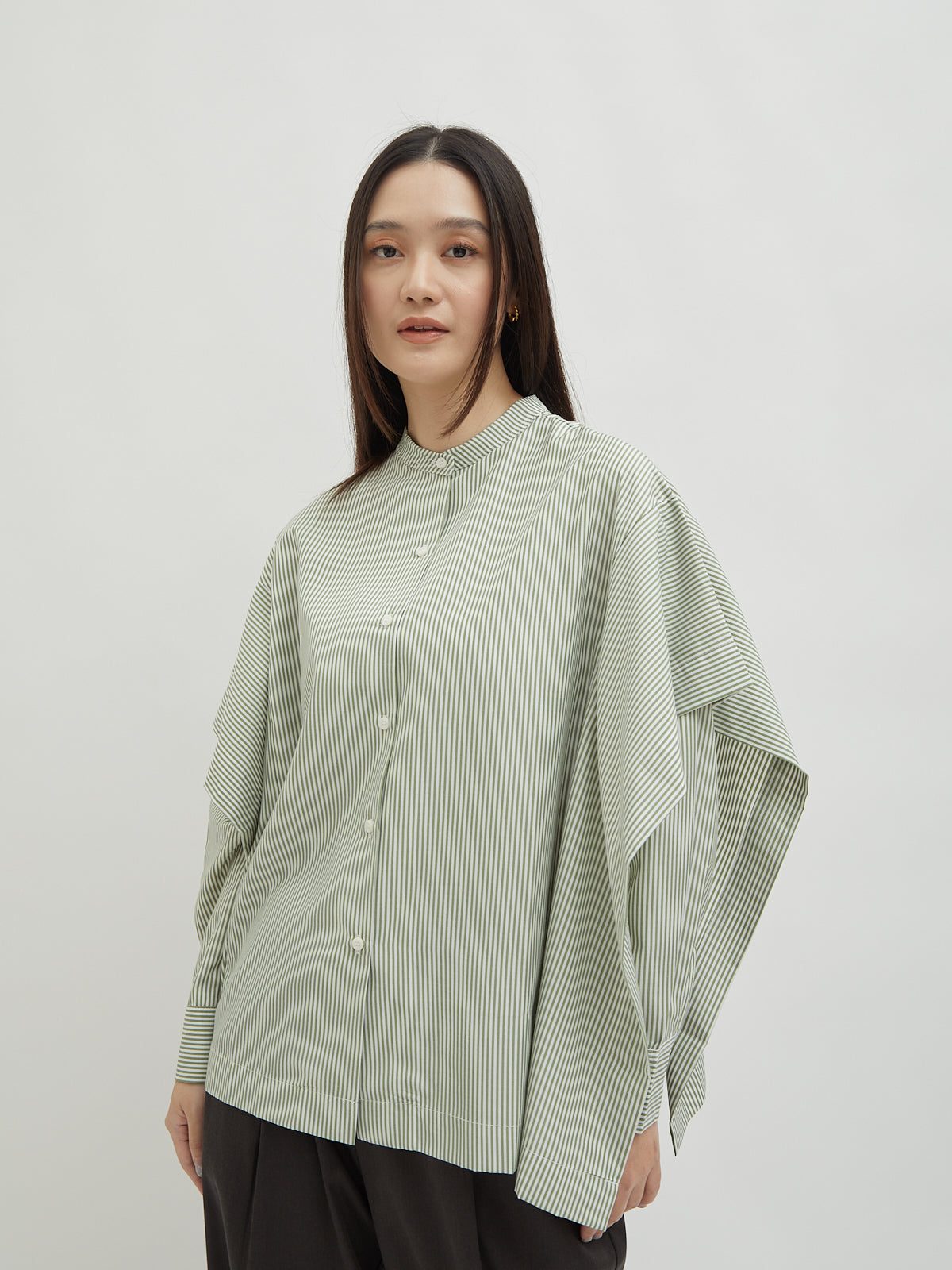 Aluna Side Ruffle Shirt