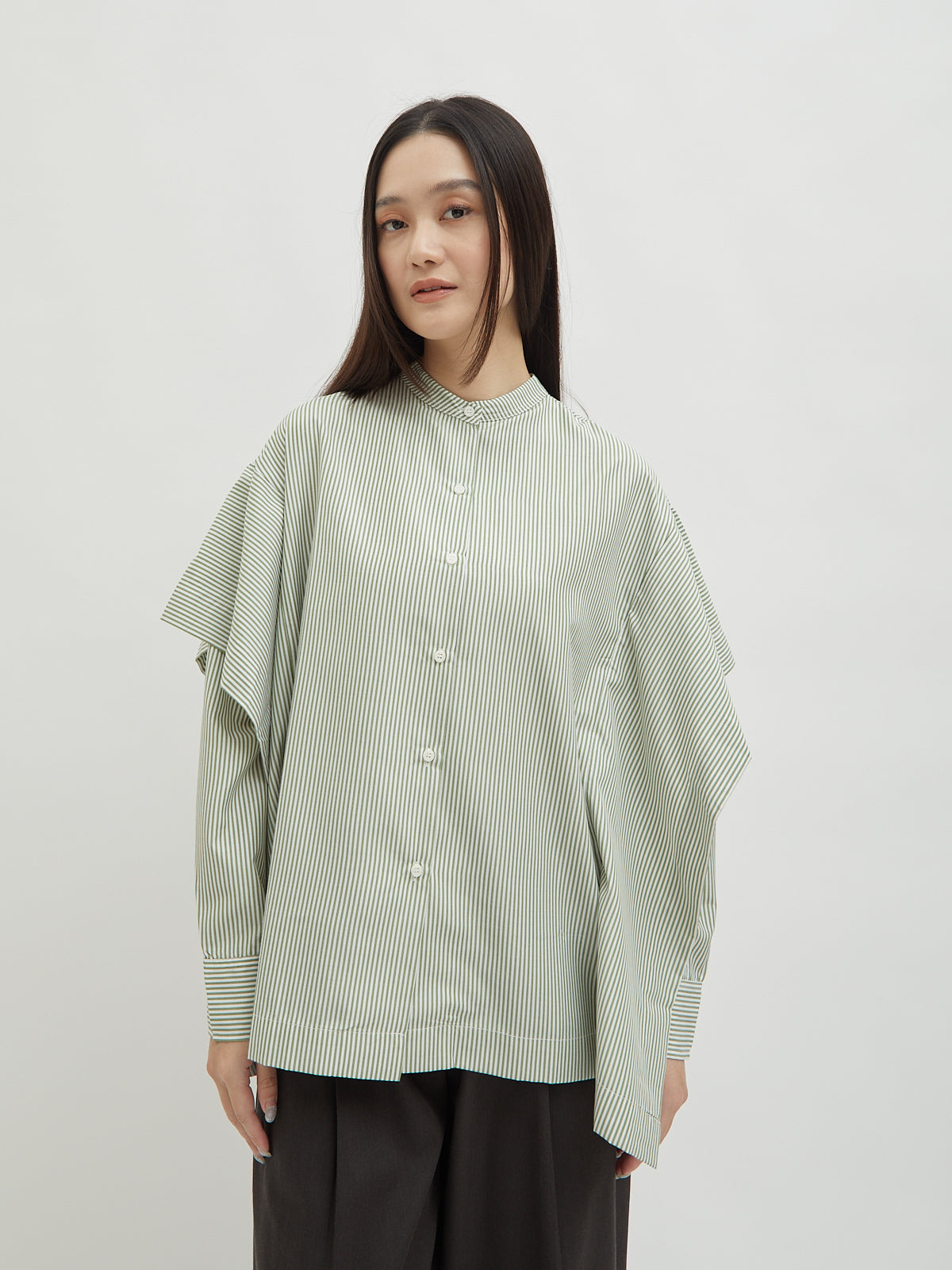 Aluna Side Ruffle Shirt