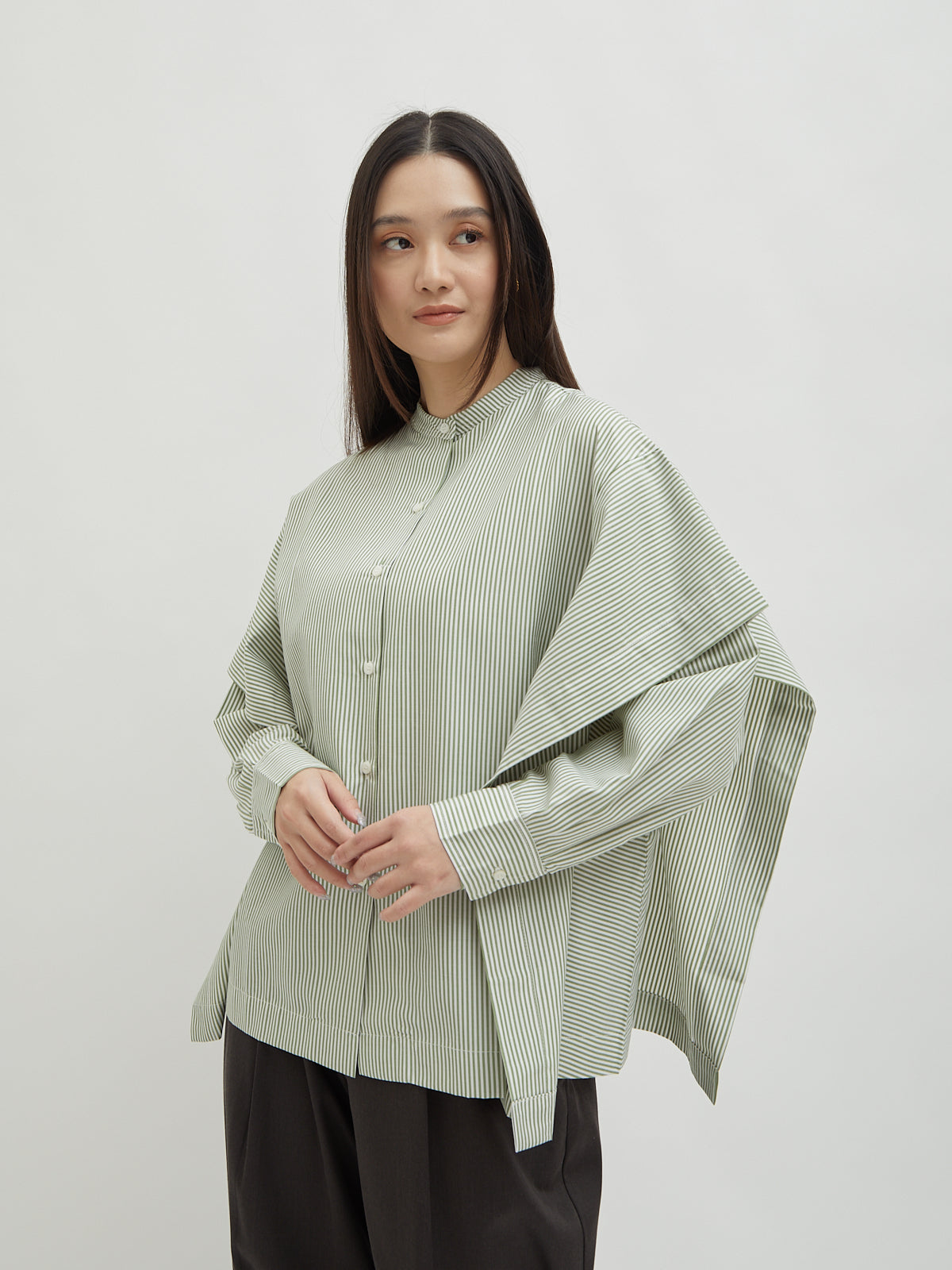 Aluna Side Ruffle Shirt