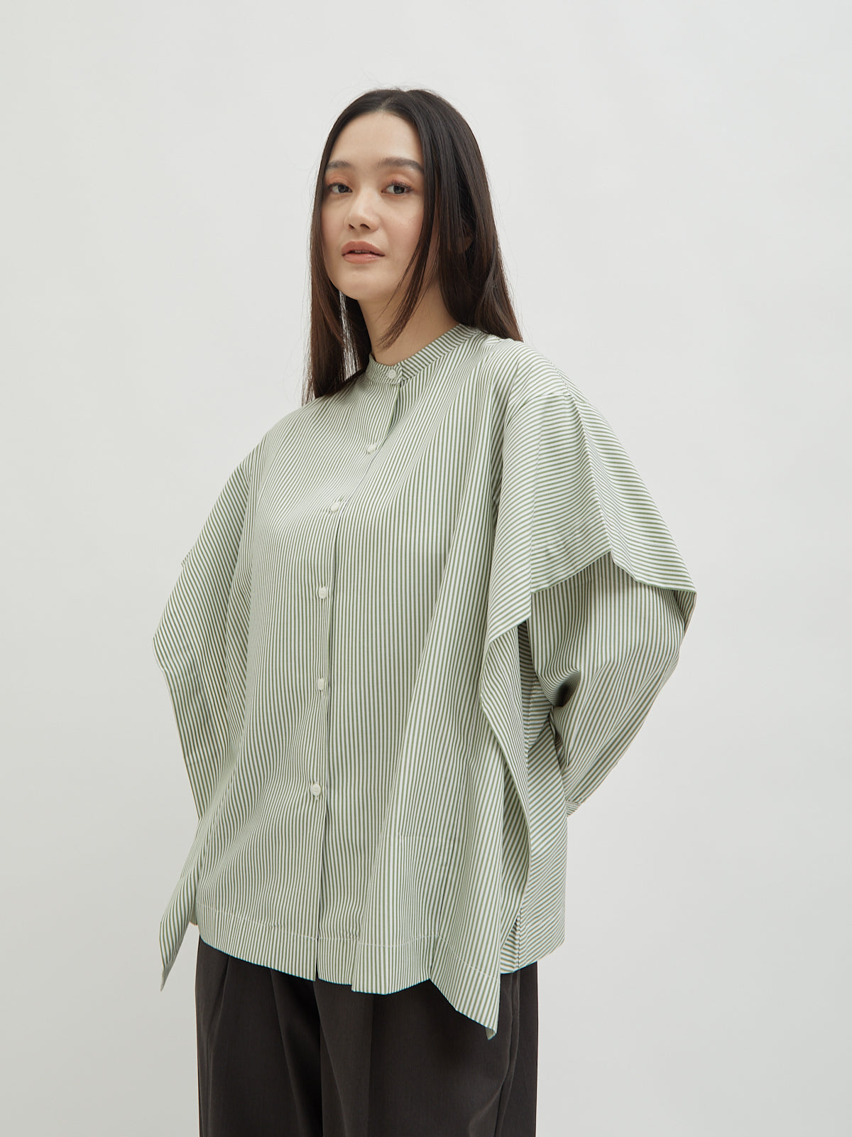 Aluna Side Ruffle Shirt