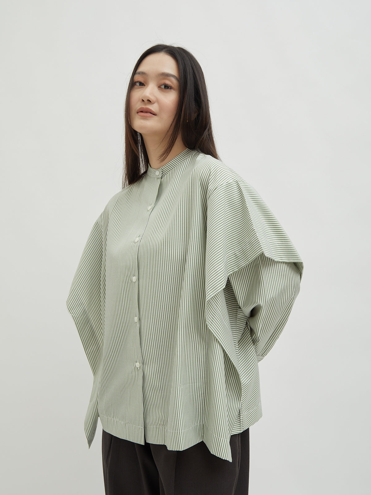 Aluna Side Ruffle Shirt