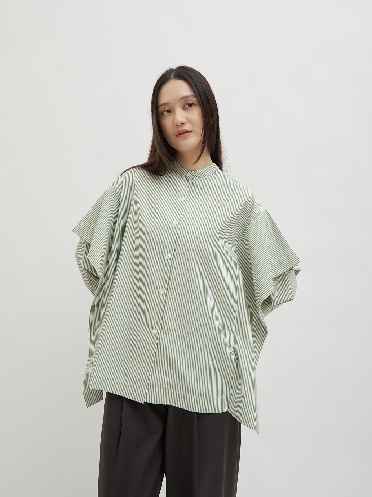 Aluna Side Ruffle Shirt