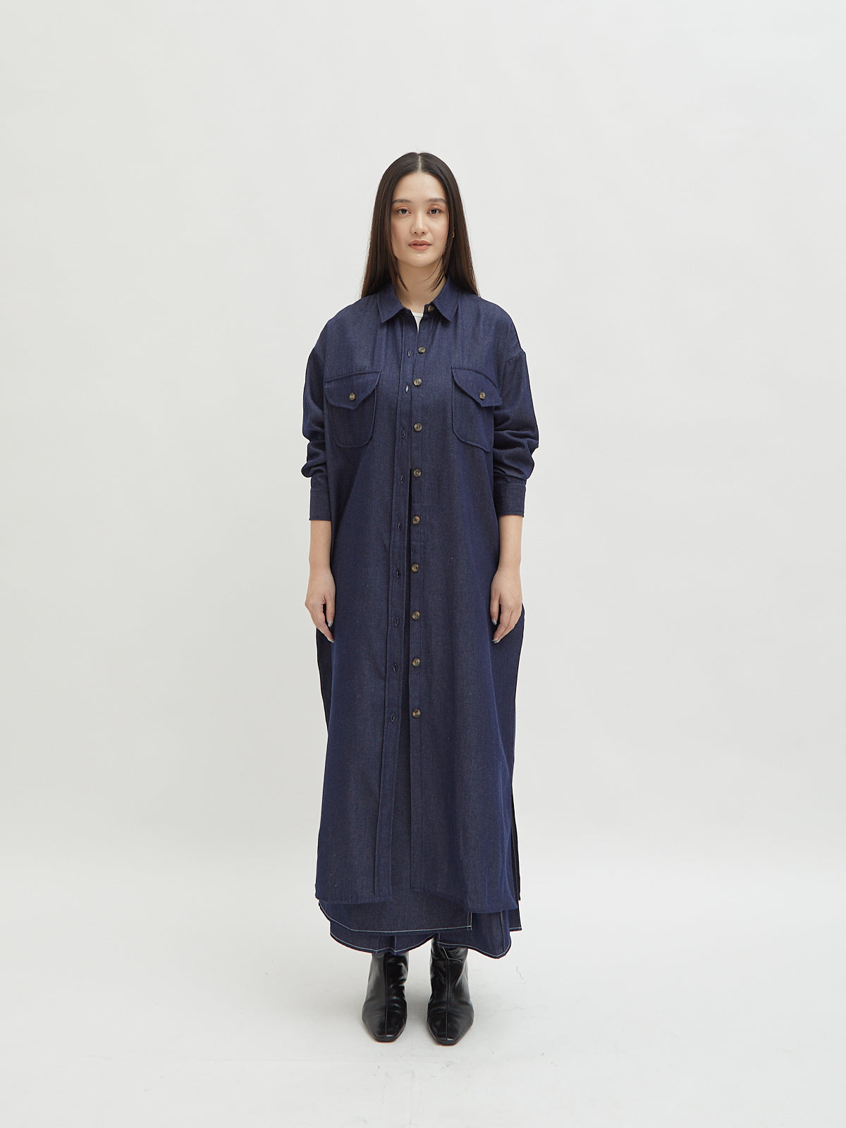 Kinnas Denim Shirt Dress