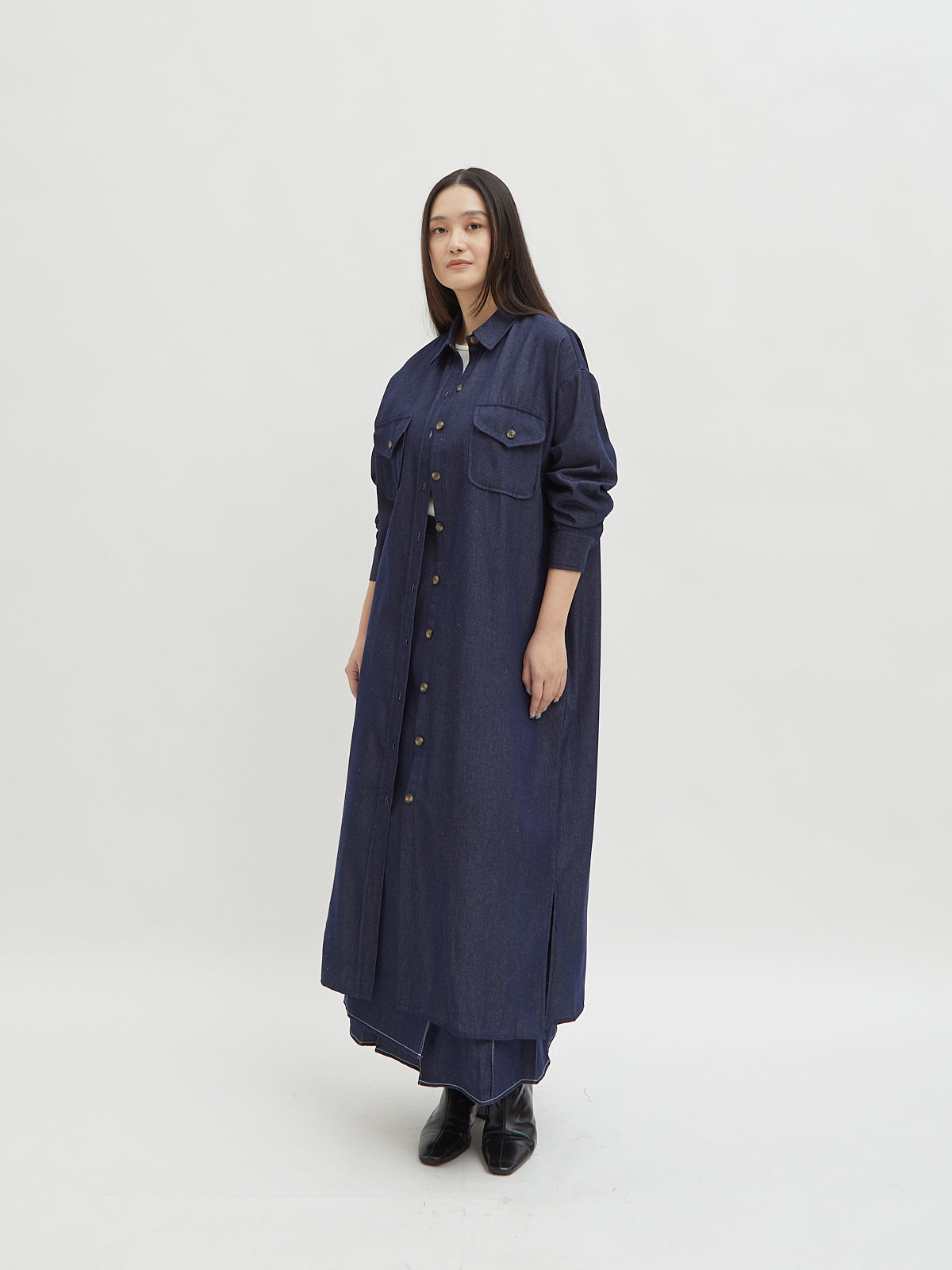 Kinnas Denim Shirt Dress