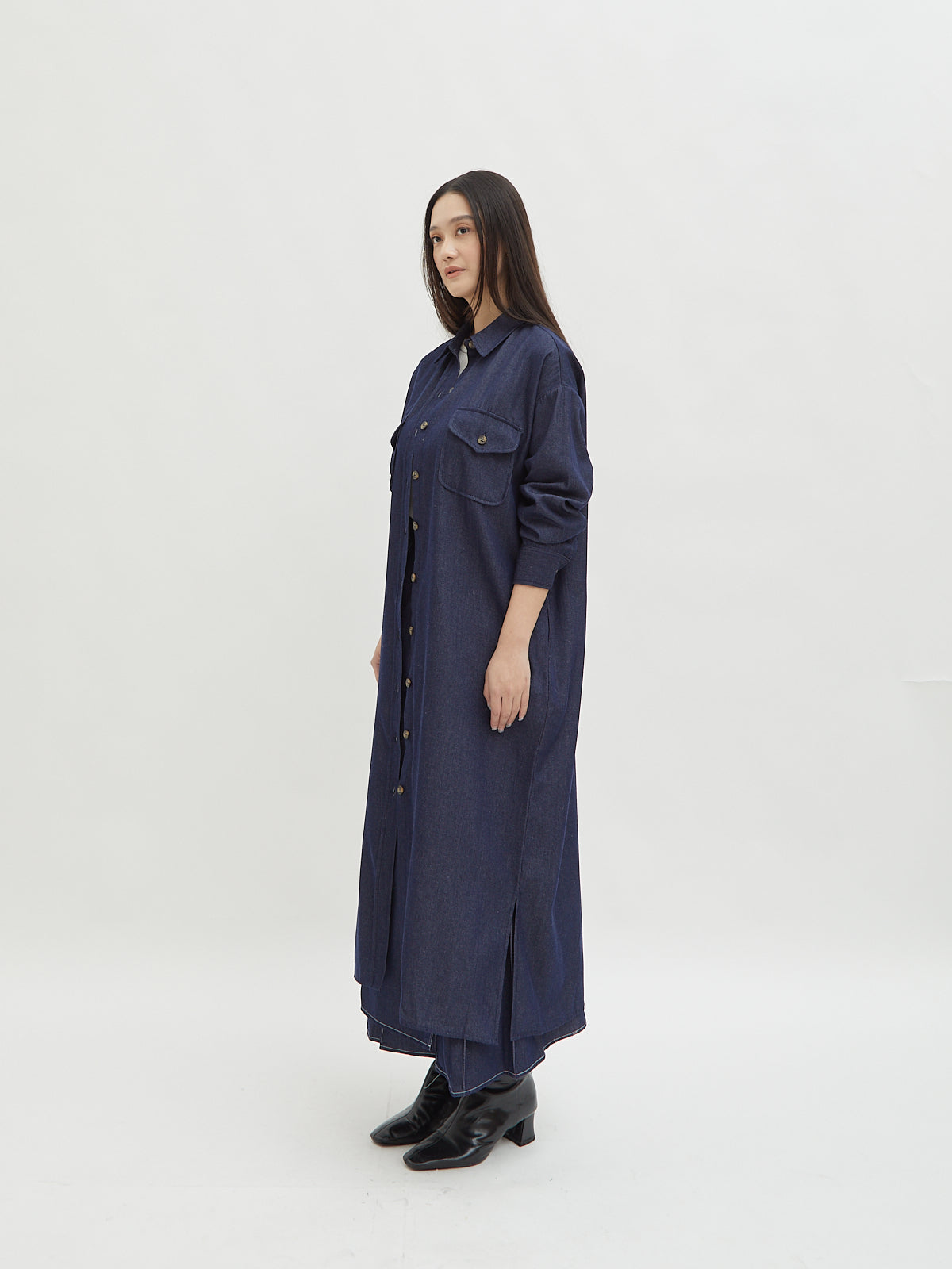 Kinnas Denim Shirt Dress