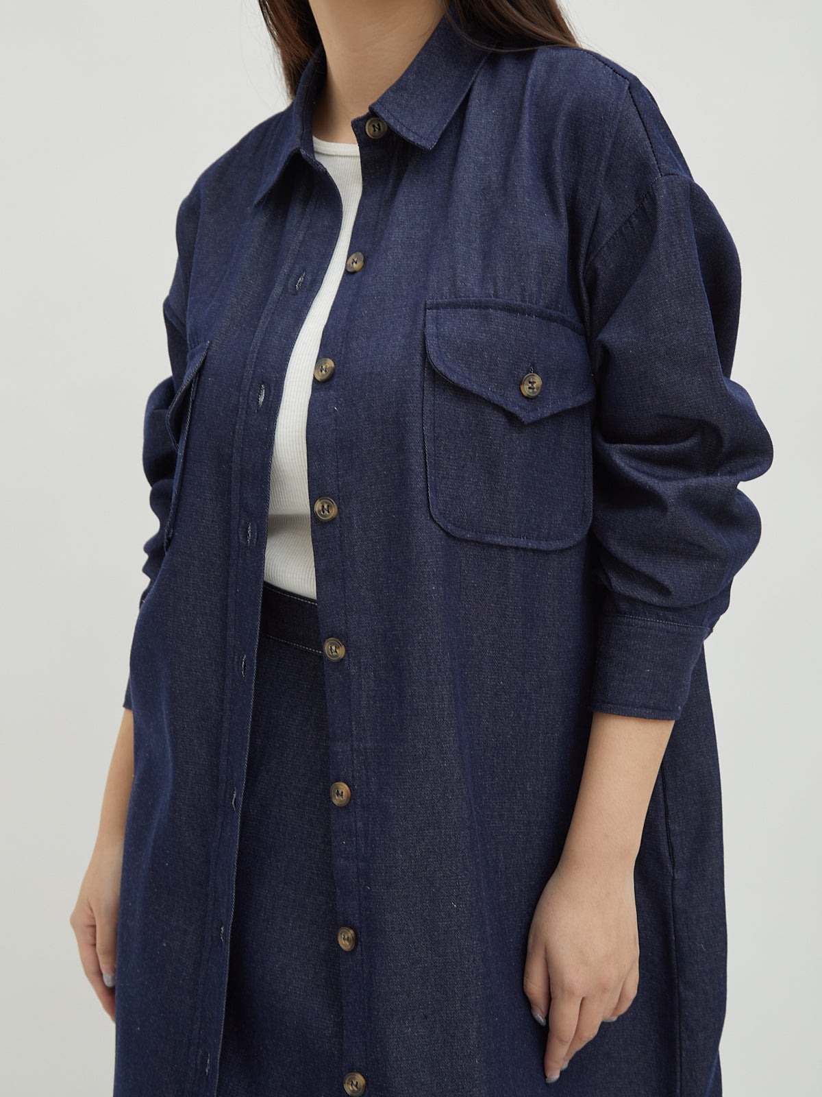 Kinnas Denim Shirt Dress