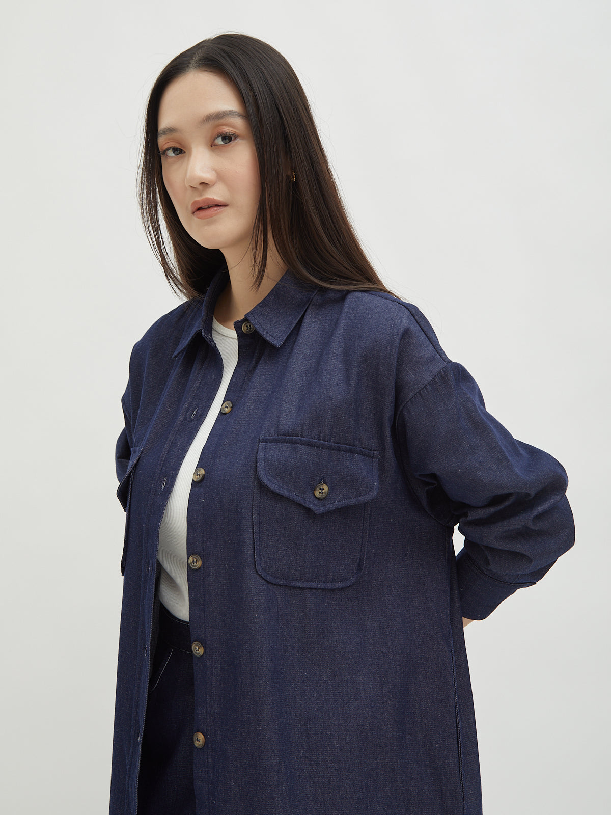 Kinnas Denim Shirt Dress