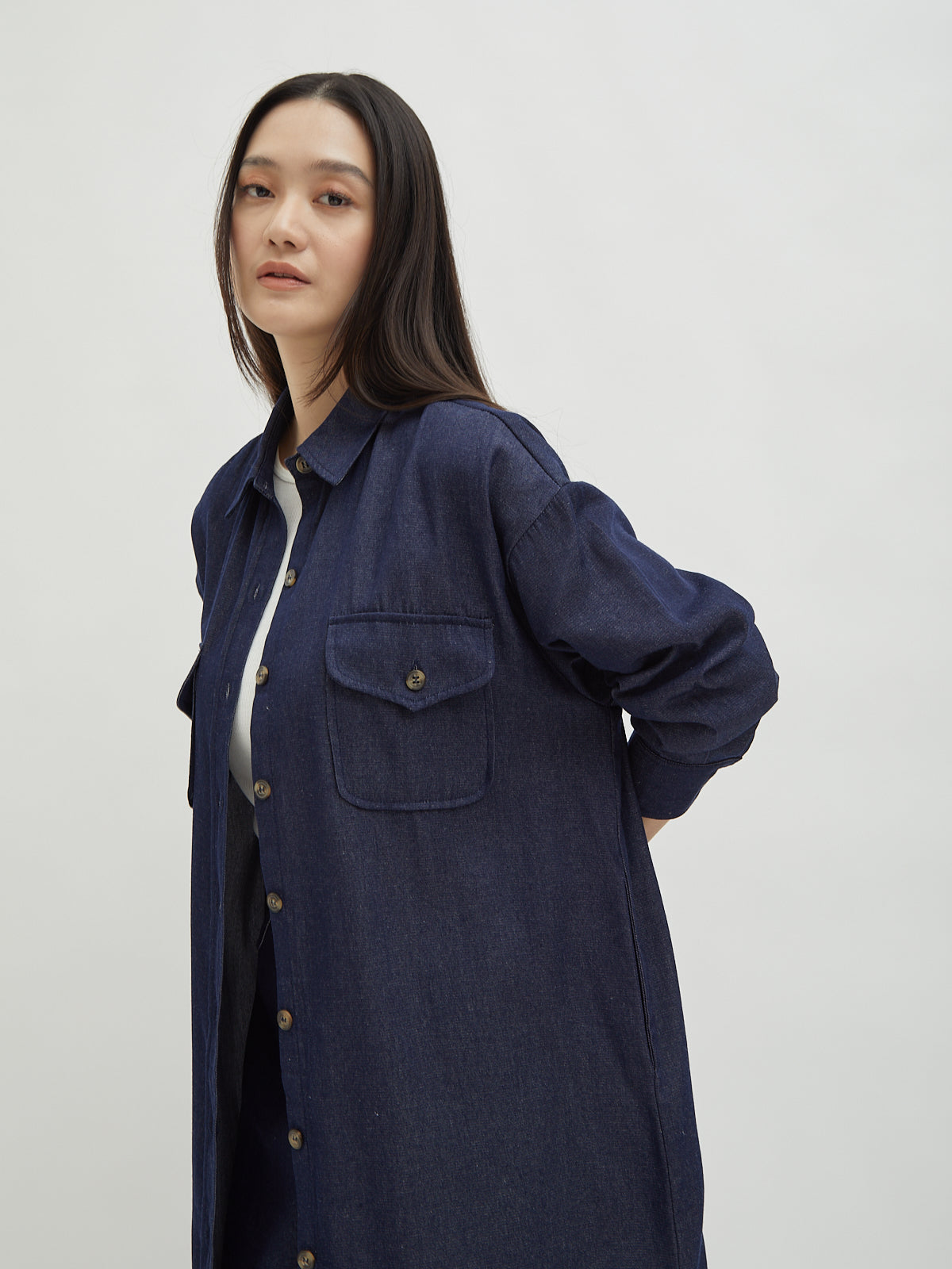 Kinnas Denim Shirt Dress