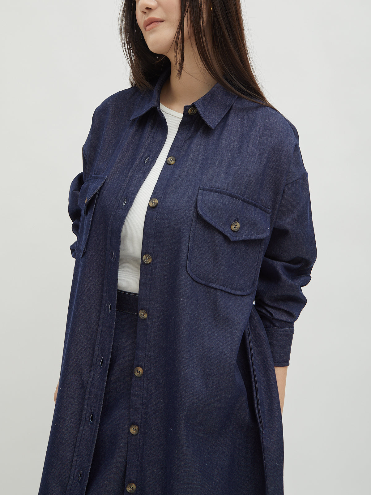 Kinnas Denim Shirt Dress