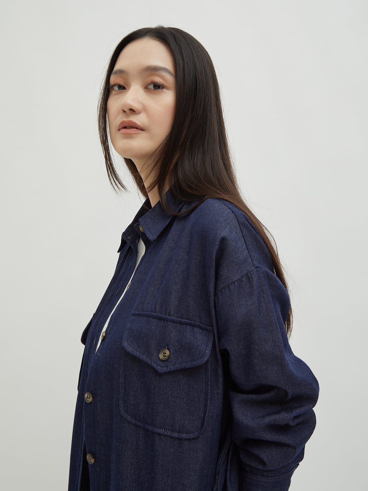 Kinnas Denim Shirt Dress