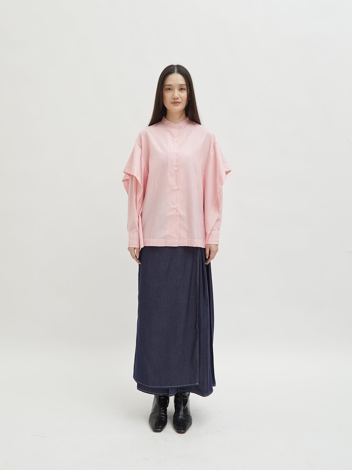 Aluna Side Ruffle Shirt