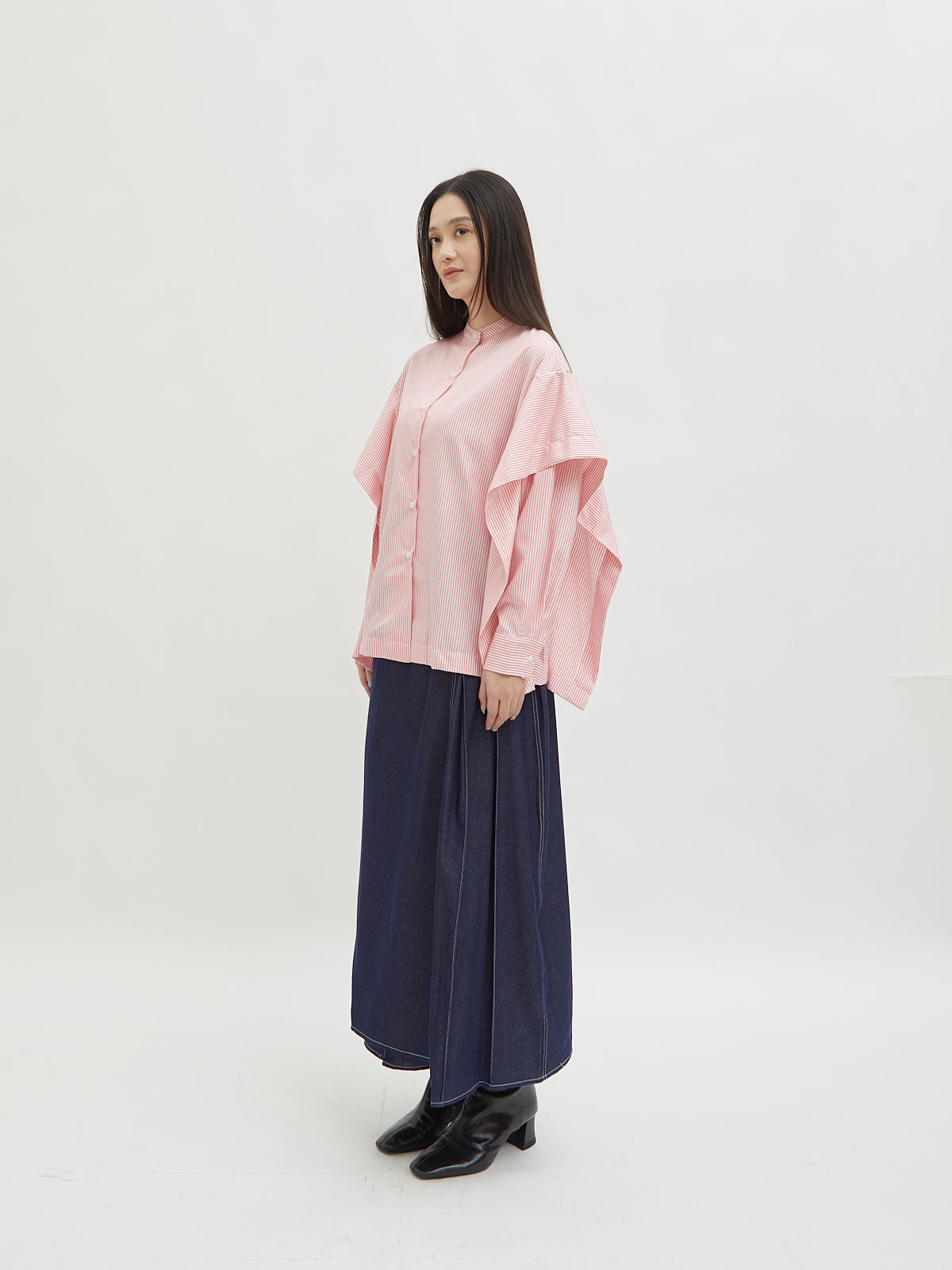 Aluna Side Ruffle Shirt